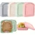 Juego de 1/3 Recipientes Reutilizables para Su00e1ndwiches Bento con Tapa, Aptos para Microondas, Apilables