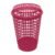 Cesta para Ropa Plastic Trends Calada 55 Litros Rosa