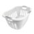 Cesta para Ropa Plastic Trends Primavera Blanco 54 Litros