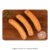 Chorizo de cerdo argentino por kilo peso aprox por charola 600 a 700 g