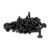 Tornillo 6 x 5/8″ negro Veker
