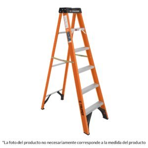 ESCALERA DE TIJERA, TIPO LL, 4 PELDAÑOS, FIBRA DE (Truper)