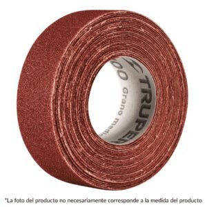 LIJA PARA PLOMERO GRANO 100 ANCHO 1-1/2 ROLLO 5 MT (Truper)