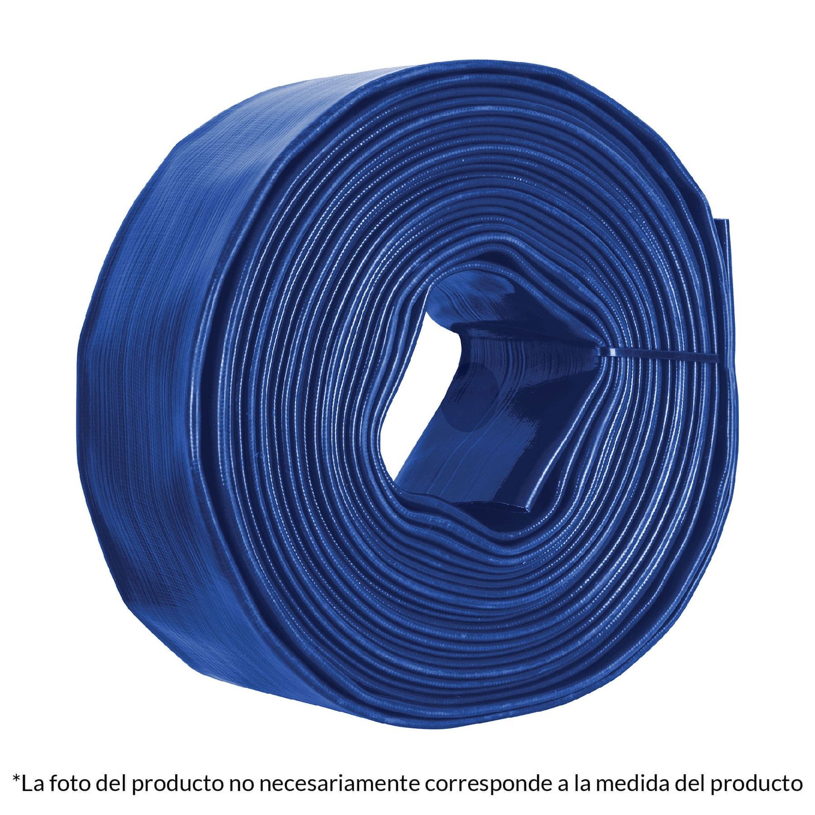 MANGUERA PLANA P/DESCARGA DE AGUA, PVC FLEXIBLE, 2 (Truper)