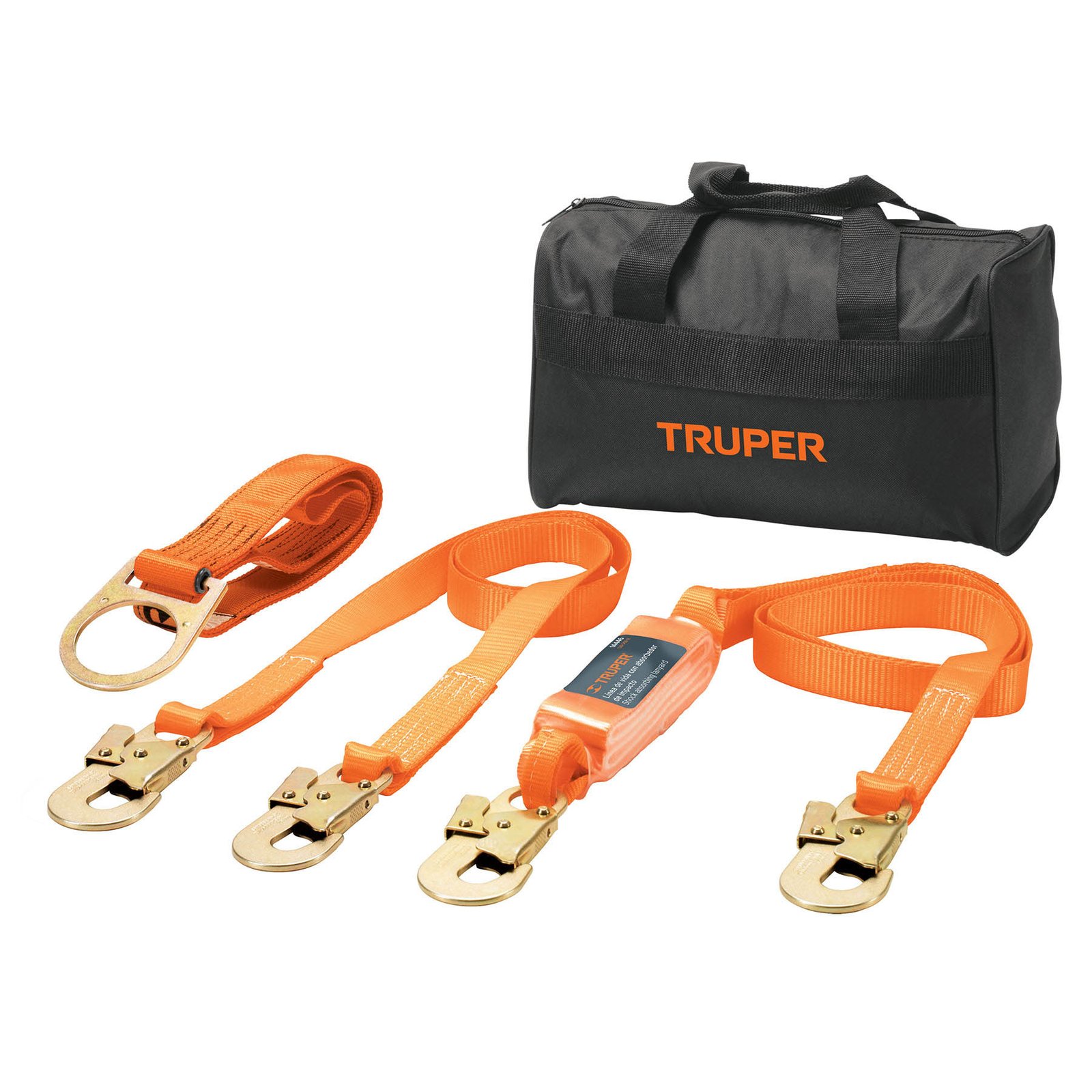 KIT CONTRA CAÍDAS, ARNÉS DE TRES ANILLOS (Truper)