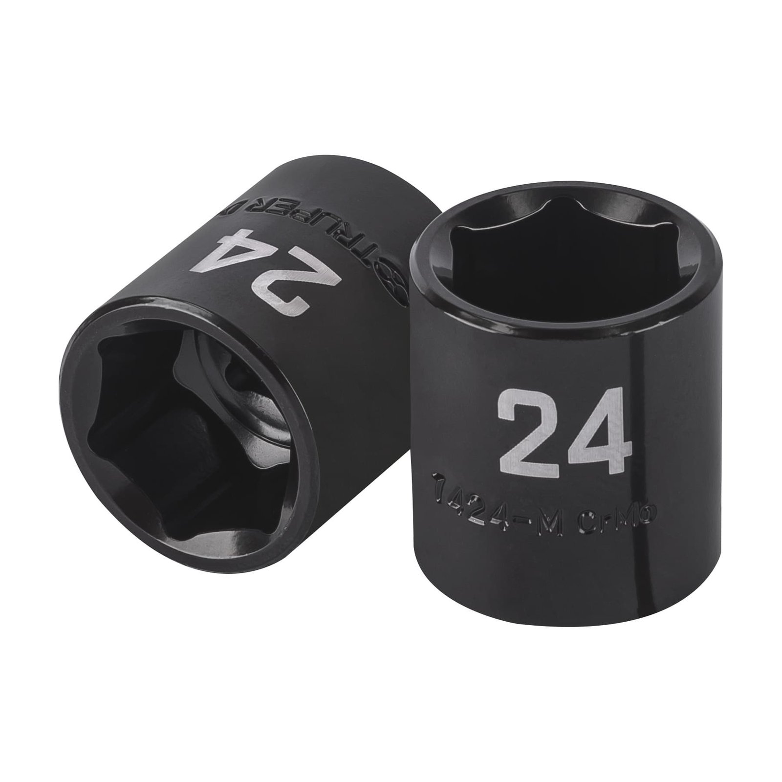 DADO DE IMPACTO DE 24 MM, 6 PUNTAS, CUADRO 1/2′, T (Truper)
