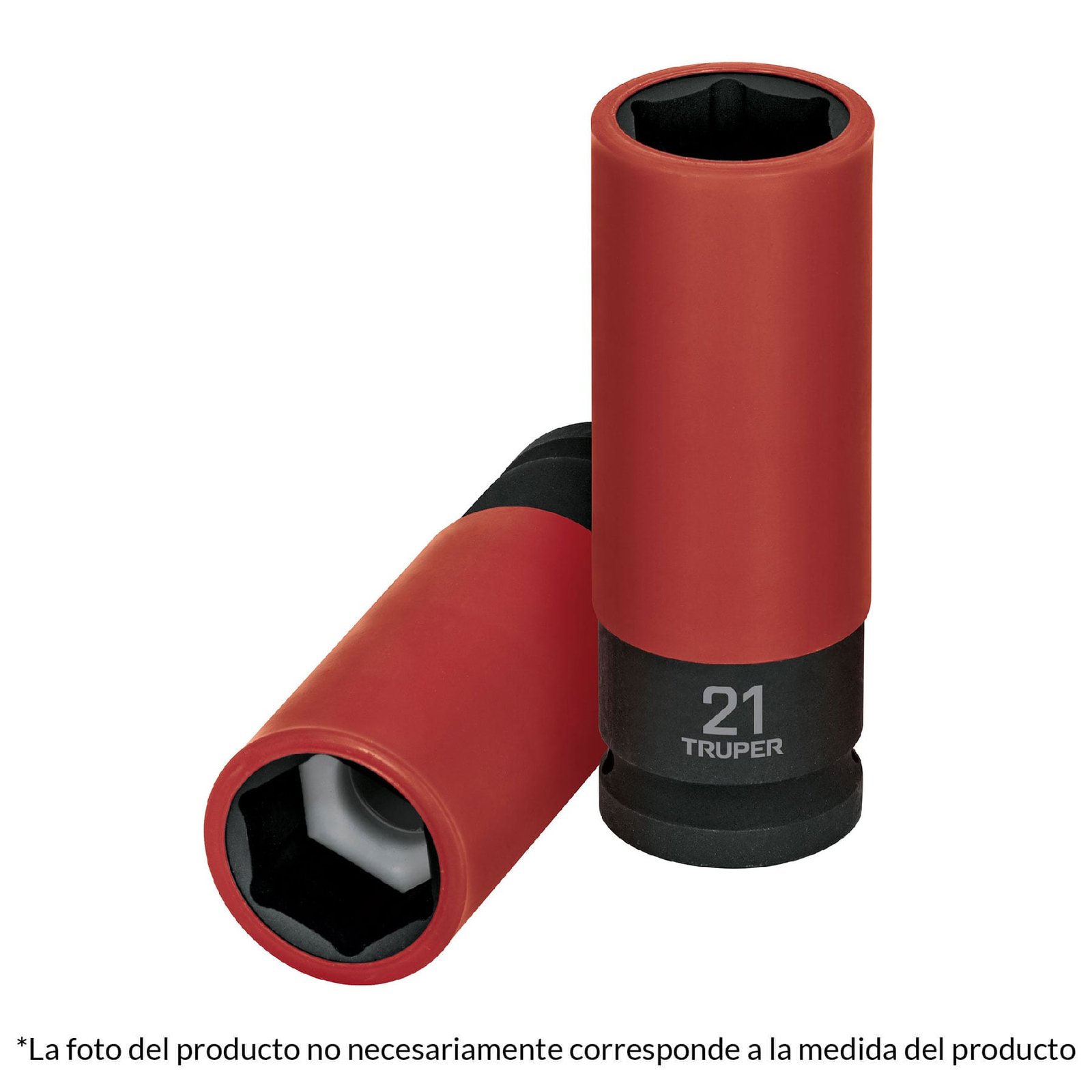 DADO LARGO IMPACTO, 13/16′, 6 P, PROTEC PLÁSTICA,C (truper)