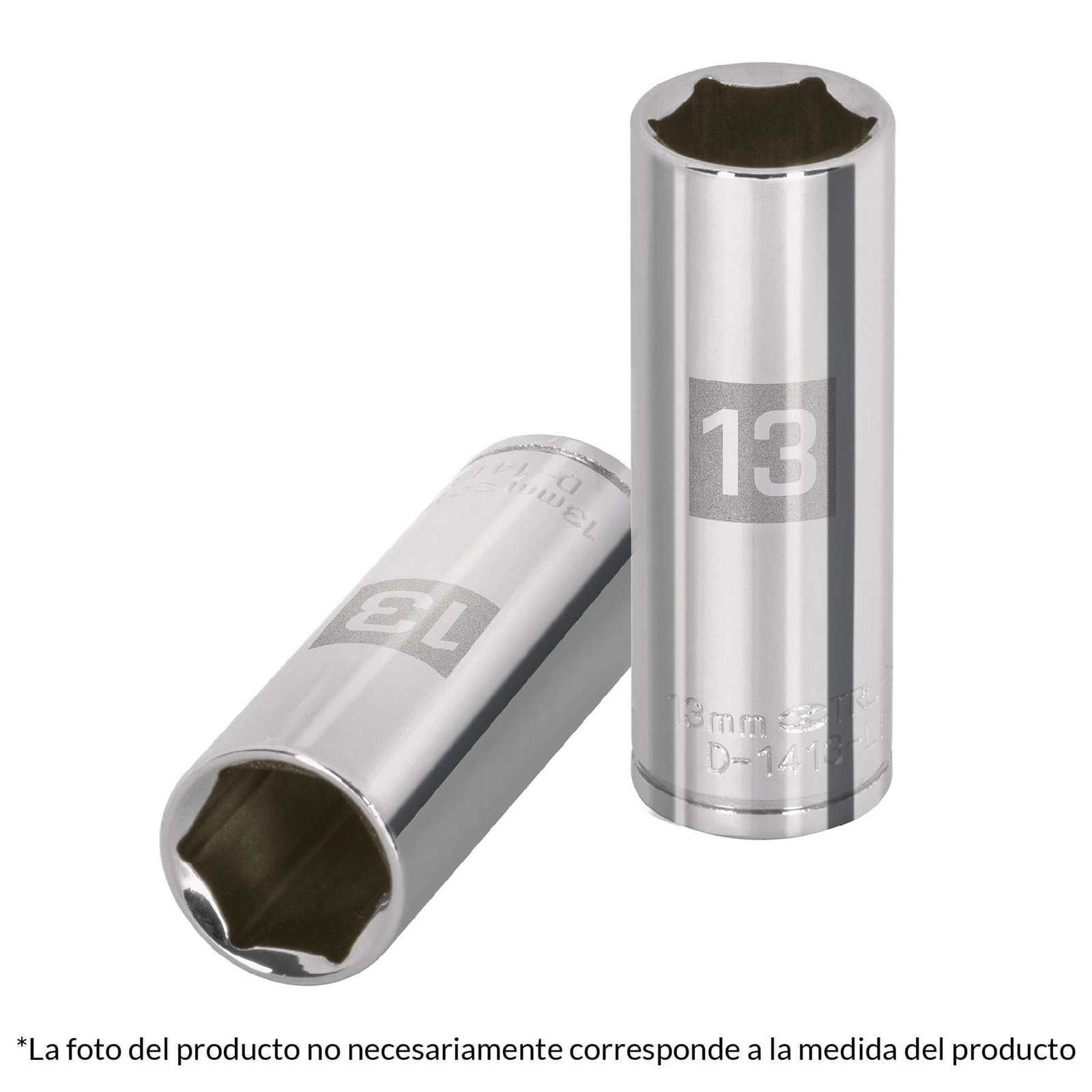 DADO LARGO DE 4 MM, 6 PUNTAS, CUADRO 1/4′, TRUPER (Truper)