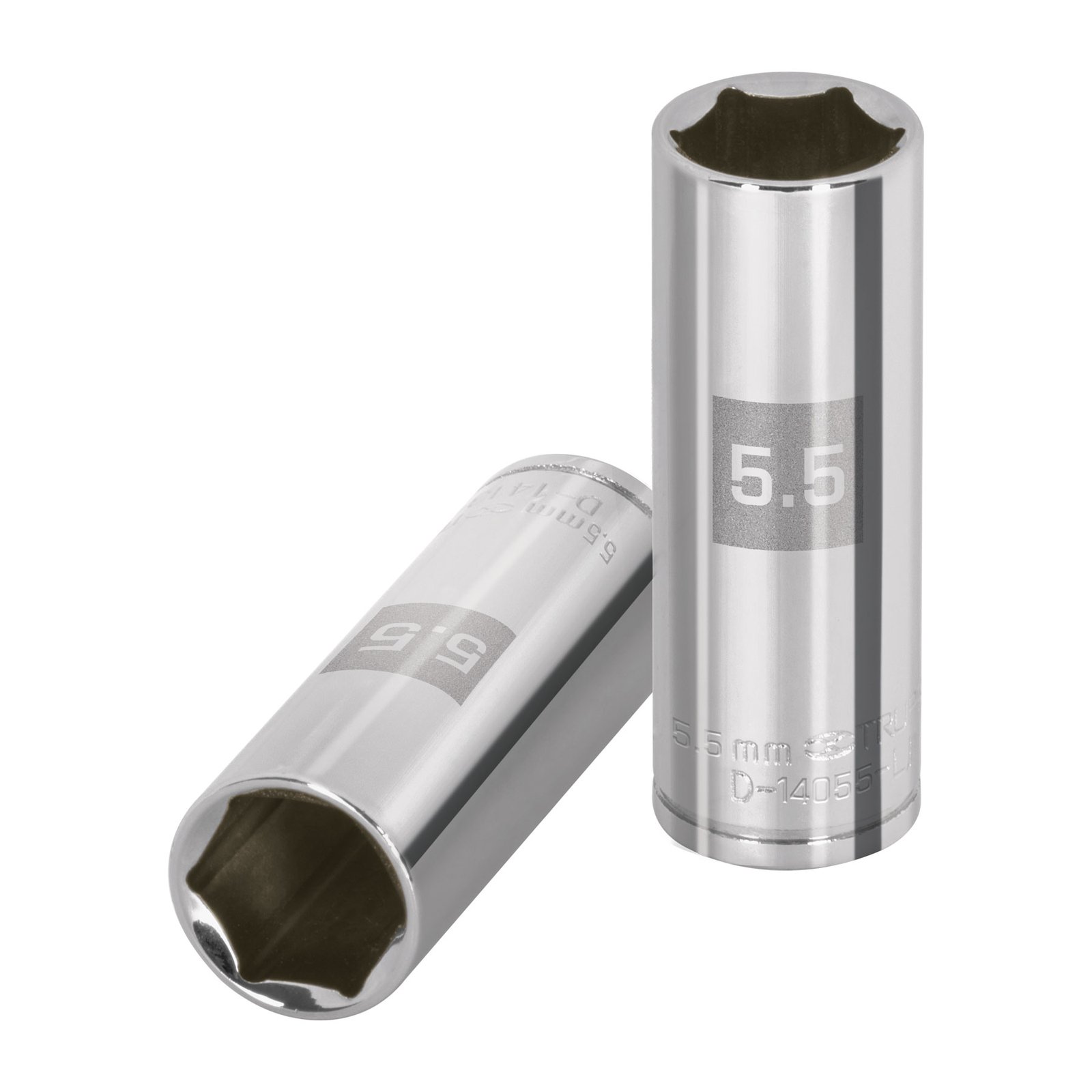 DADO LARGO DE 5.5 MM, 6 PUNTAS, CUADRO 1/4′, TRUPE (Truper)