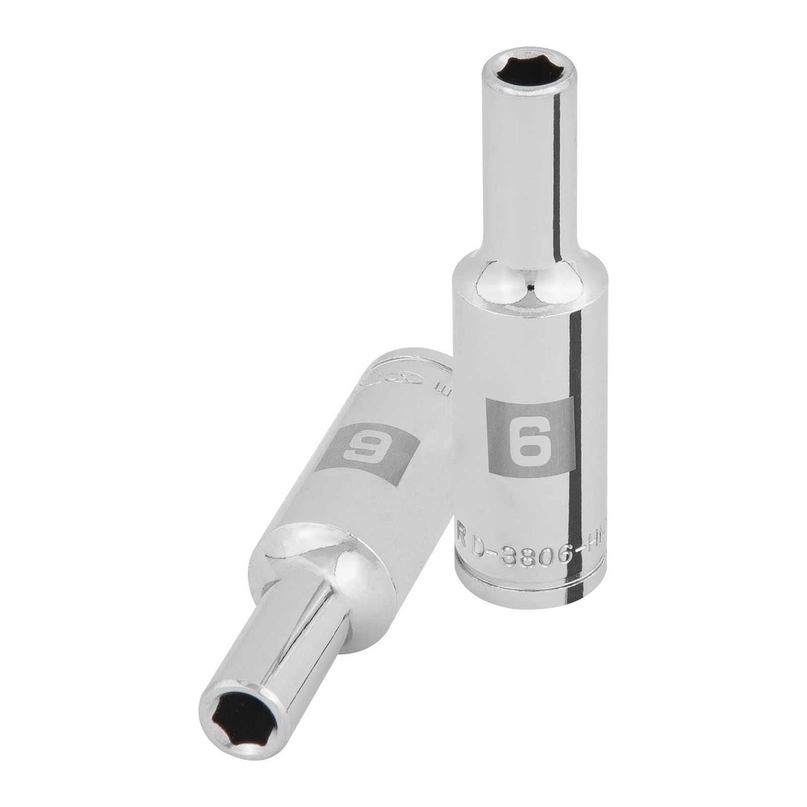 DADO LARGO DE 6 MM, 6 PUNTAS, CUADRO 3/8′, TRUPER (Truper)