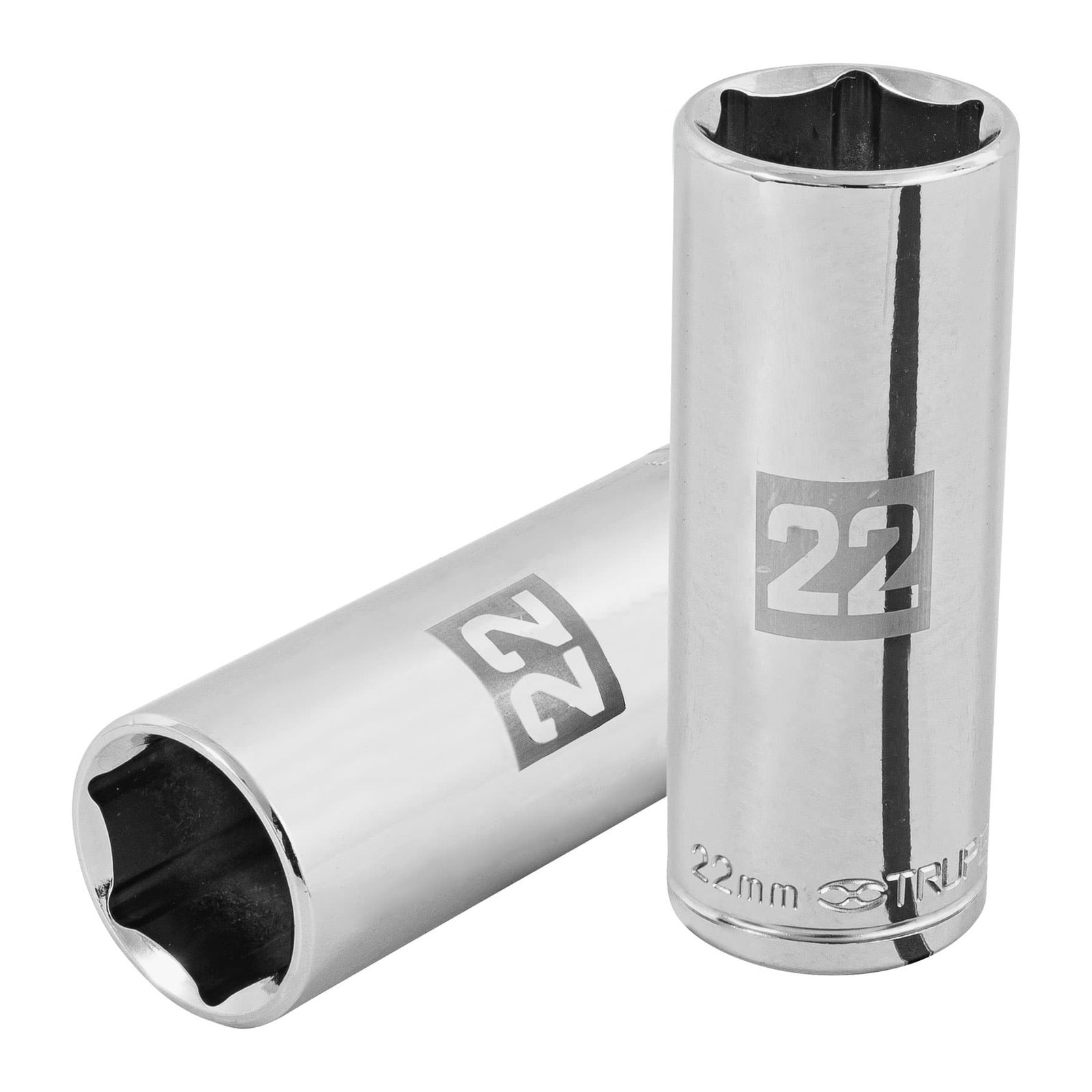 DADO LARGO DE 22 MM, 6 PUNTAS, CUADRO 1/2′, TRUPER (Truper)