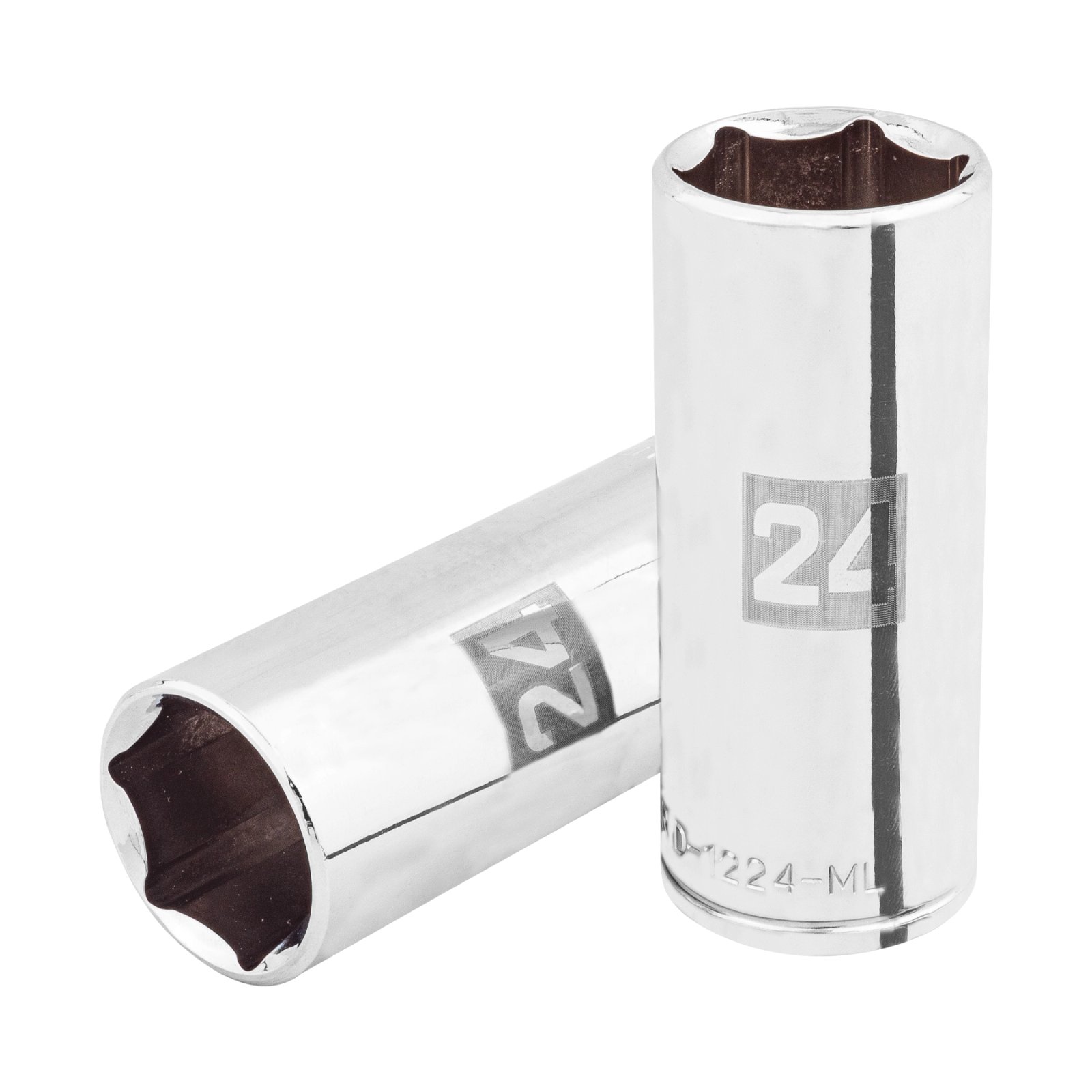 DADO LARGO DE 24 MM, 6 PUNTAS, CUADRO 1/2′, TRUPER (Truper)