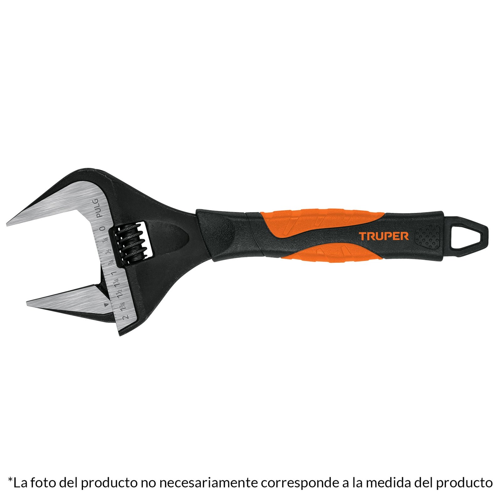 LLAVE AJUSTABLE BOCA ANCHA 12′, TRUPER EXPERT (truper)
