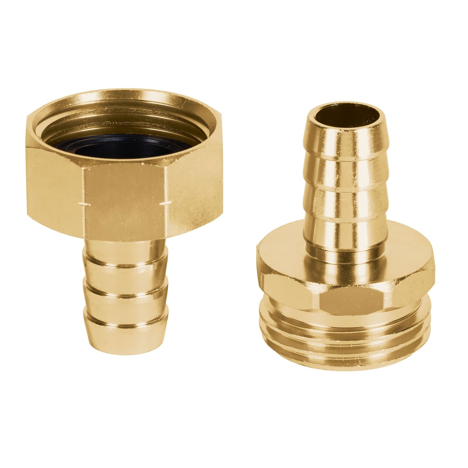 JUEGO DE CONECTORES DE ALUMINIO 1/2′, MACHO Y HEMB (Truper)