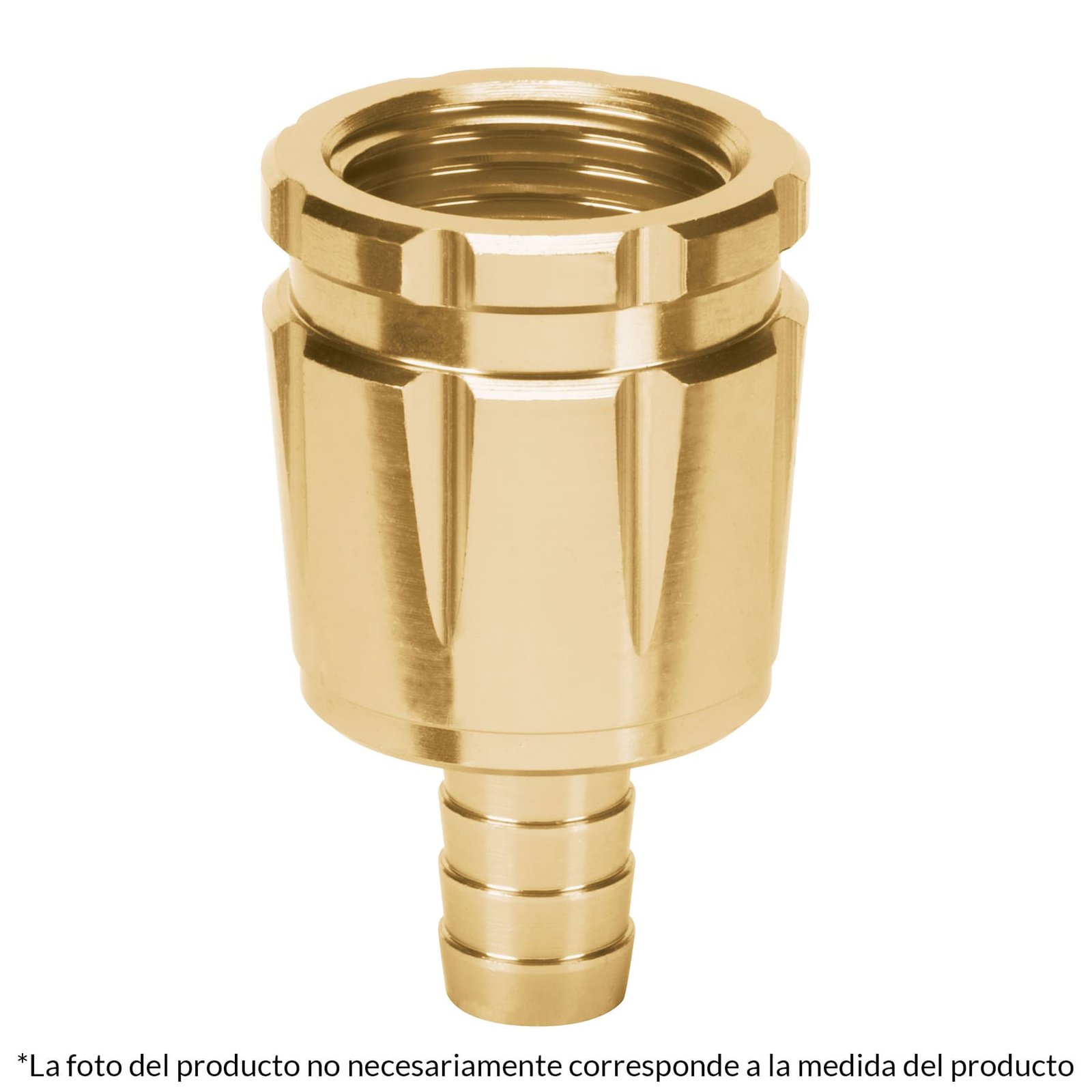 CONECTOR ROBUSTO DE ALUMINIO 5/8′, HEMBRA (Truper)