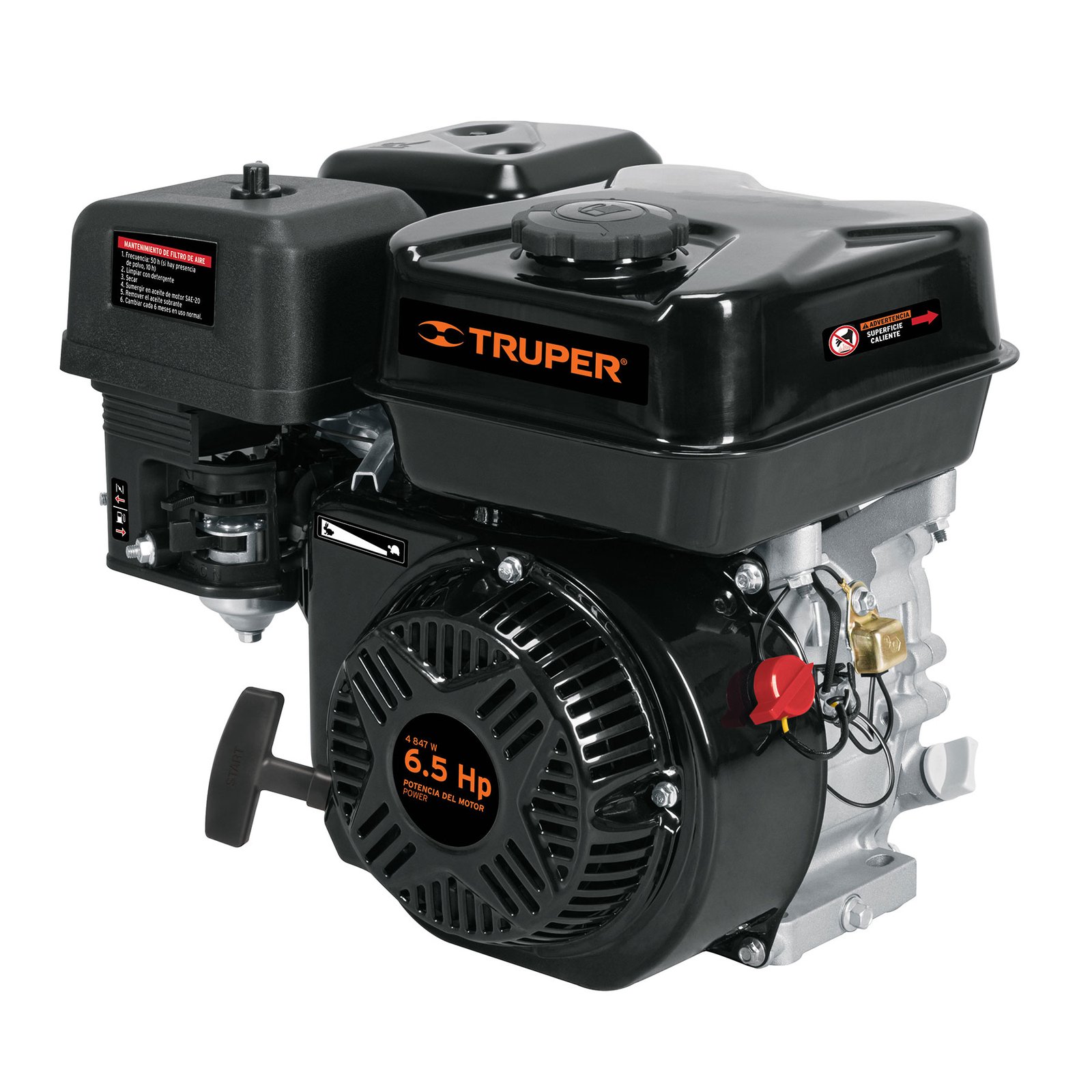 MOTOR A GASOLINA 6.5 HP (Truper)