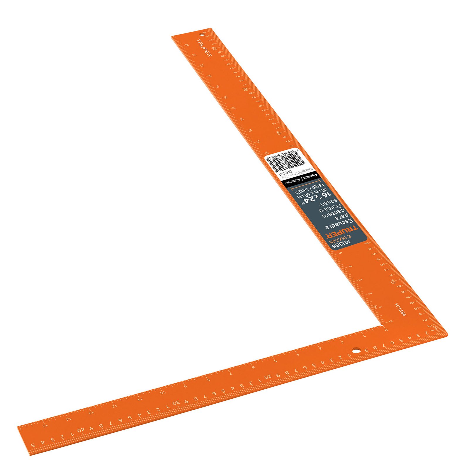 ESCUADRA PARA CANTERO 16’X24′ DE ALUMINIO COLOR NA (truper)