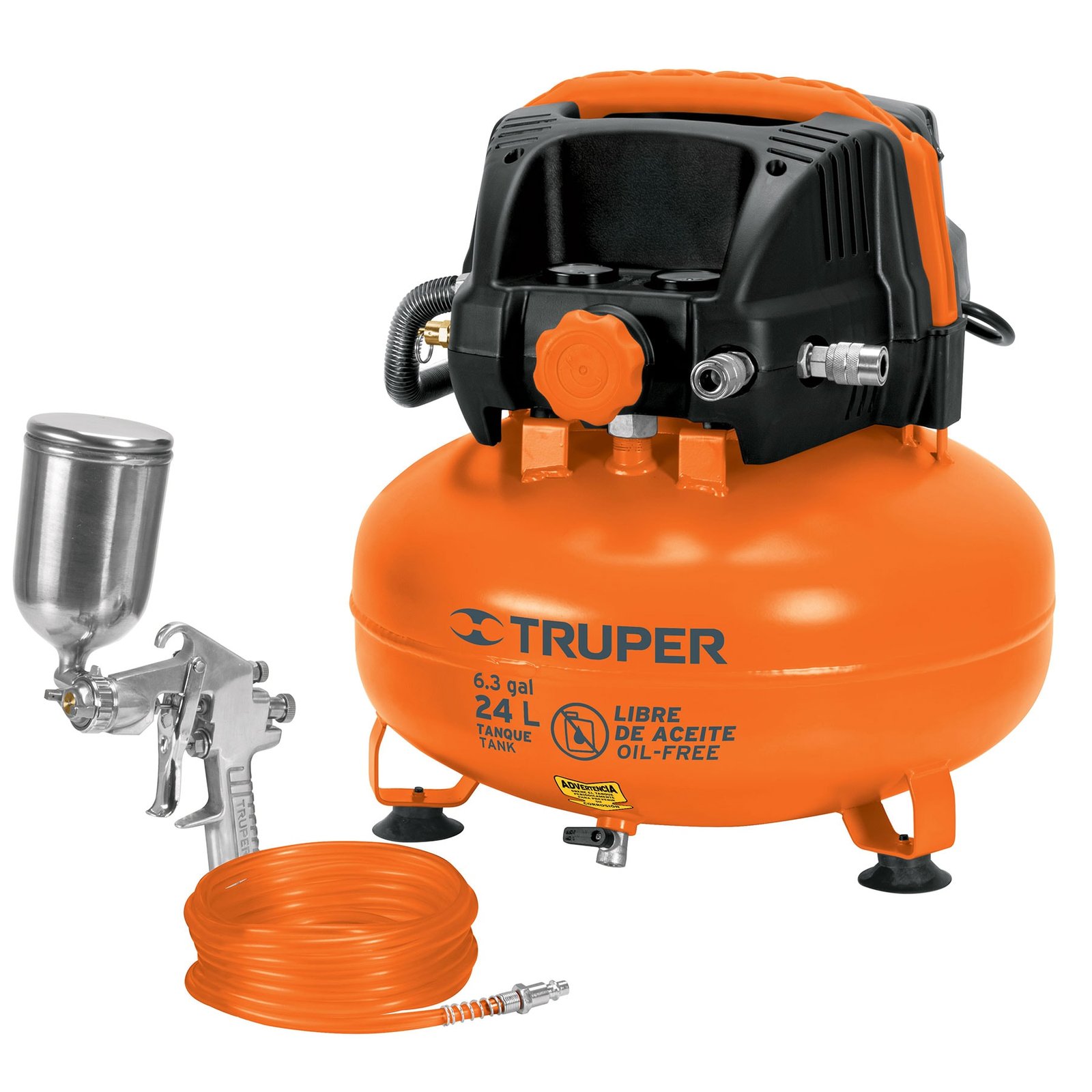 KIT COMP LIBRE DE ACEITE 24 L, 2-2/3 HP, PIPI-420 (Truper)