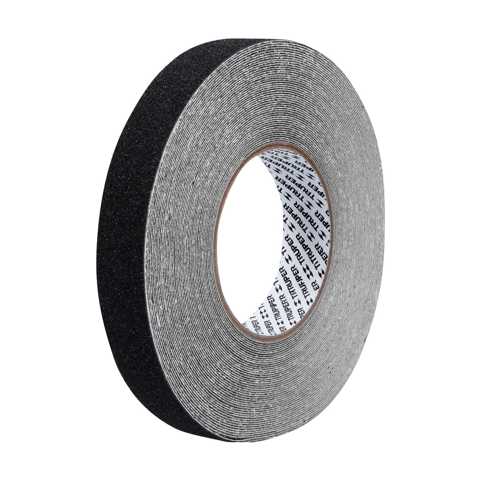 CINTA ANTIDERRAPANTE NEGRA CON ABRASIVO, 25MM X 18 (Truper)