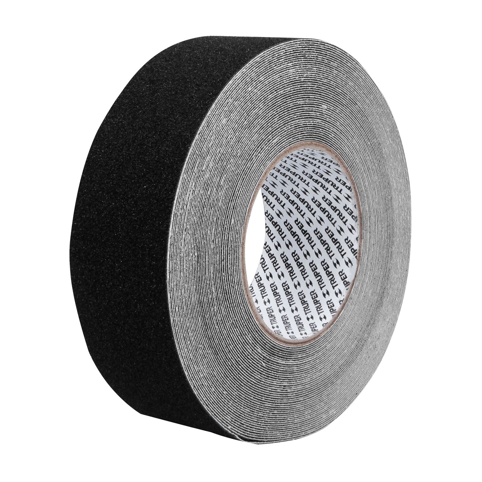 CINTA ANTIDERRAPANTE NEGRA CON ABRASIVO, 50MM X 18 (Truper)