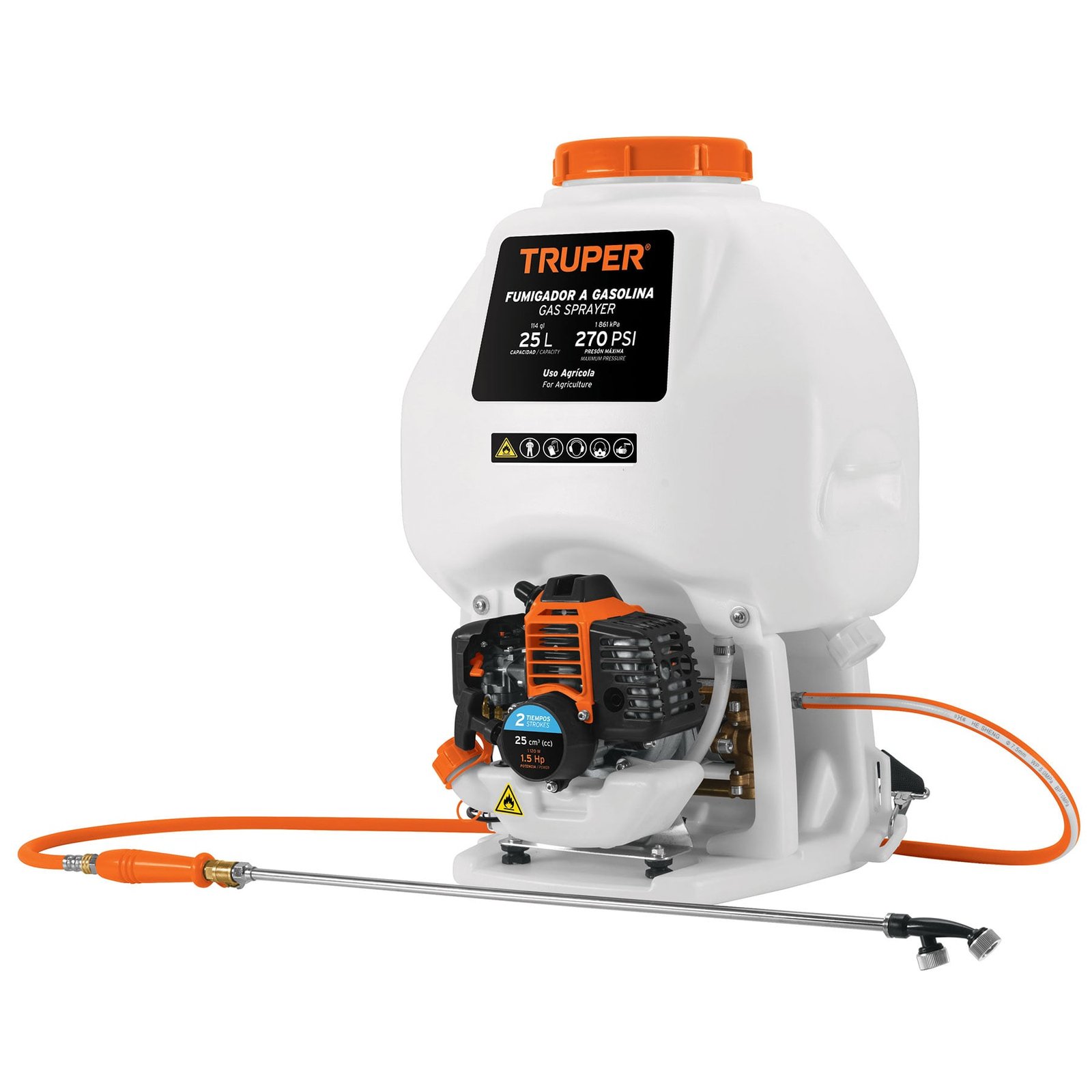 FUMIGADOR A GASOLINA, 2 TIEMPOS, 25 LTS (Truper)