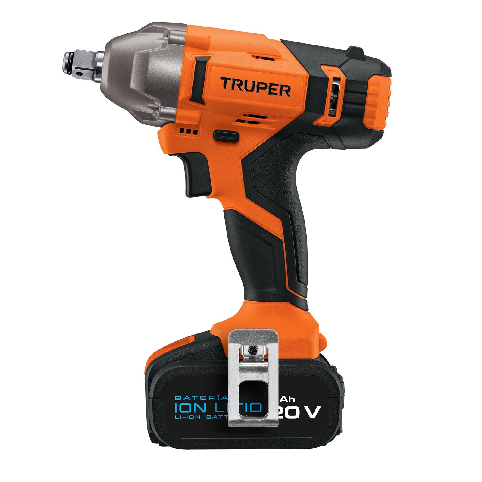 LLAVE DE IMPACTO INALÁMBRICA 1/2′, BATERÍA ION LIT (Truper)