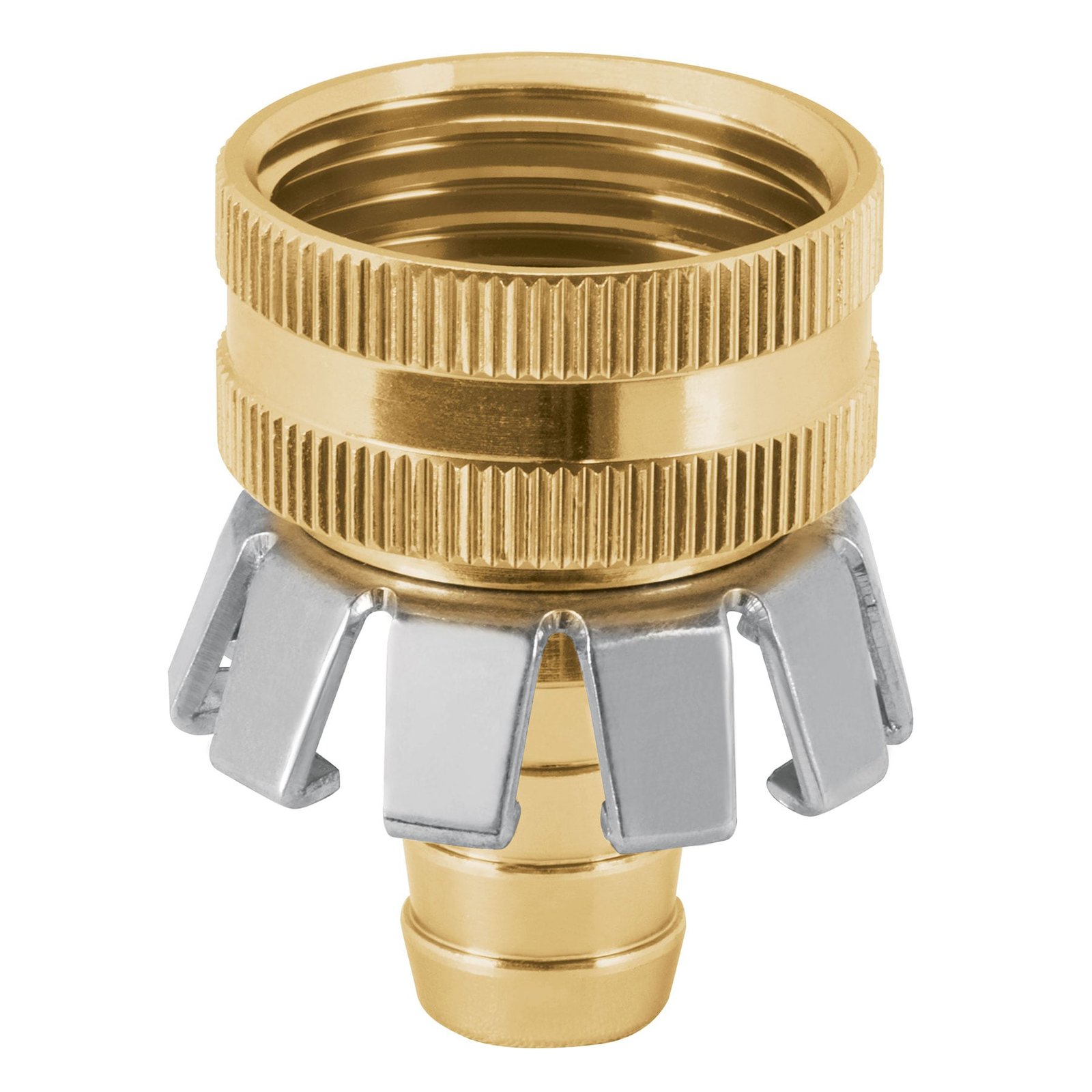 CONEXIÓN DE MANGUERA CON GARRA 1/2′, HEMBRA (Truper)