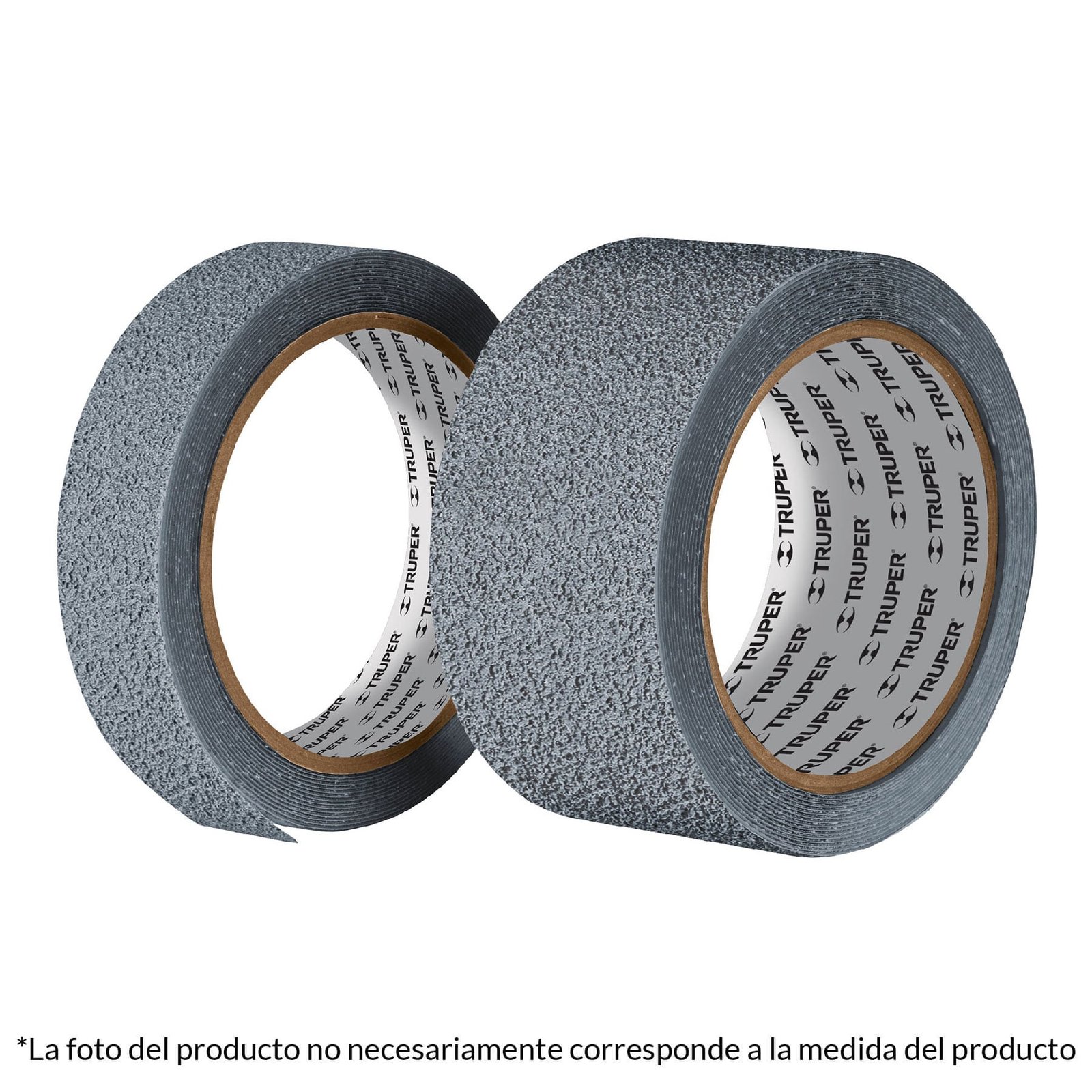 CINTA ANTIDERRAPANTE GRIS P/ÁREAS HÚMEDAS, 25MM X (Truper)