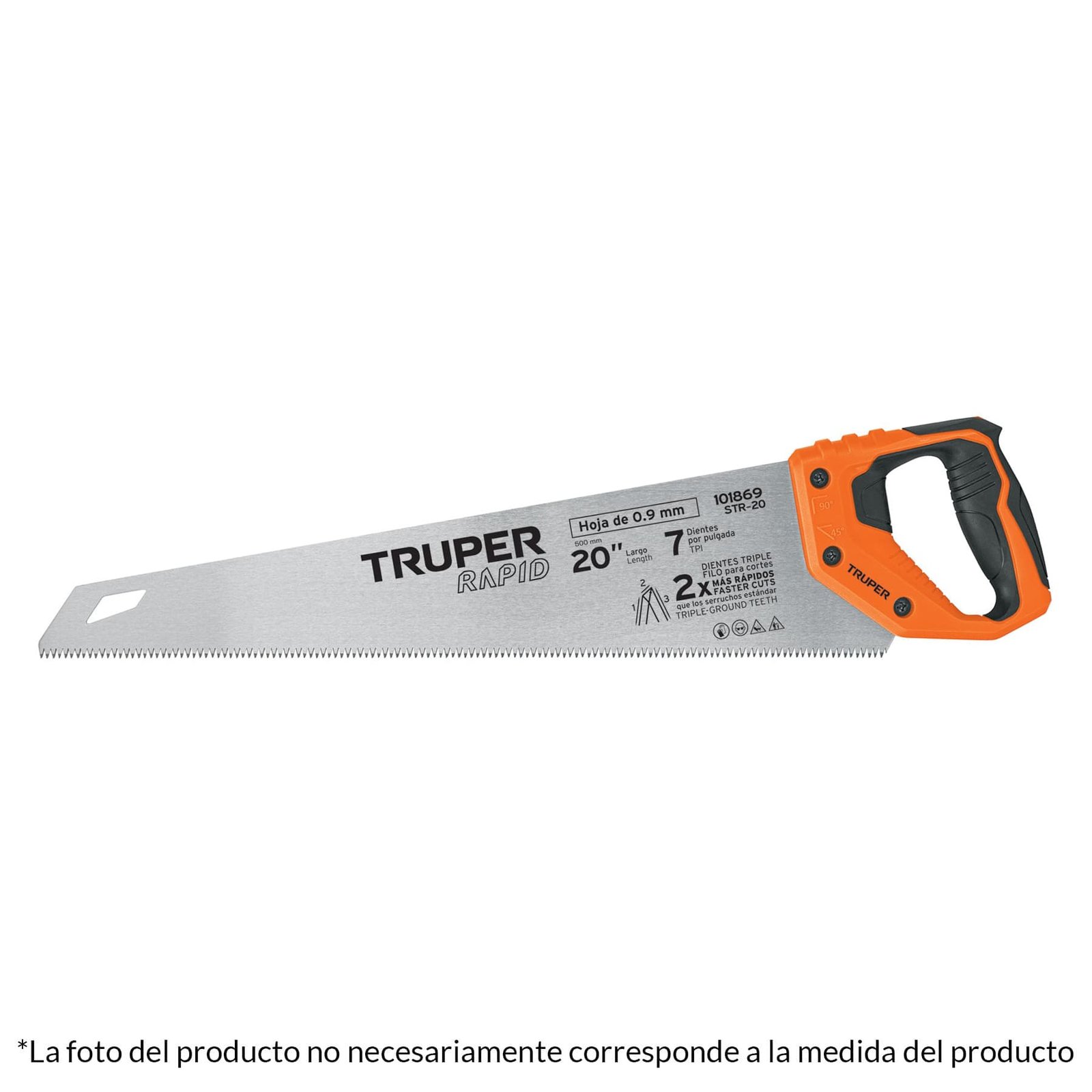 SERRUCHO RAPID 22′, MANGO COMFORT GRIP (Truper)