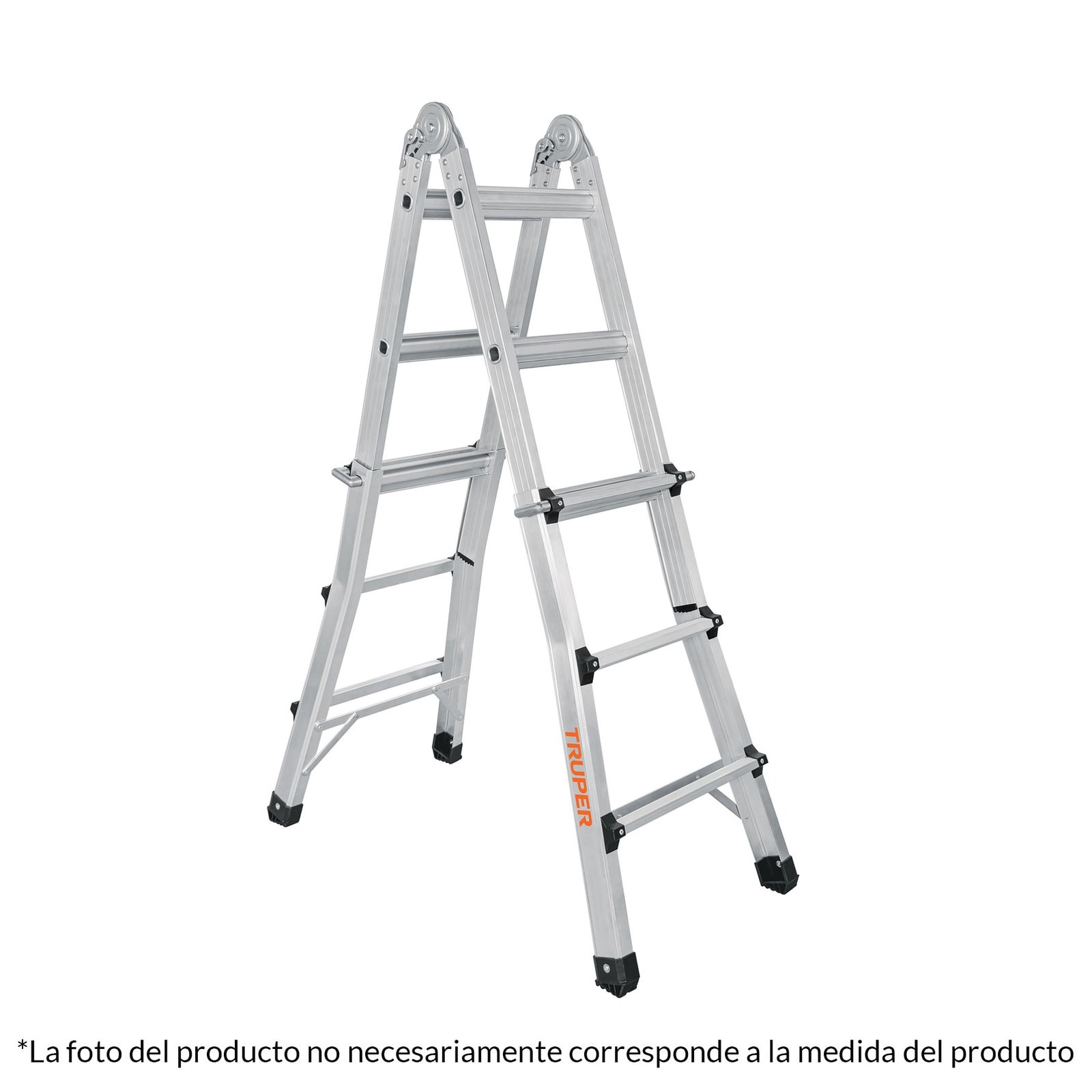 MULTIESCALERA TELESCÓPICA,3.2 M,CAPACIDAD DE CARGA (Truper)