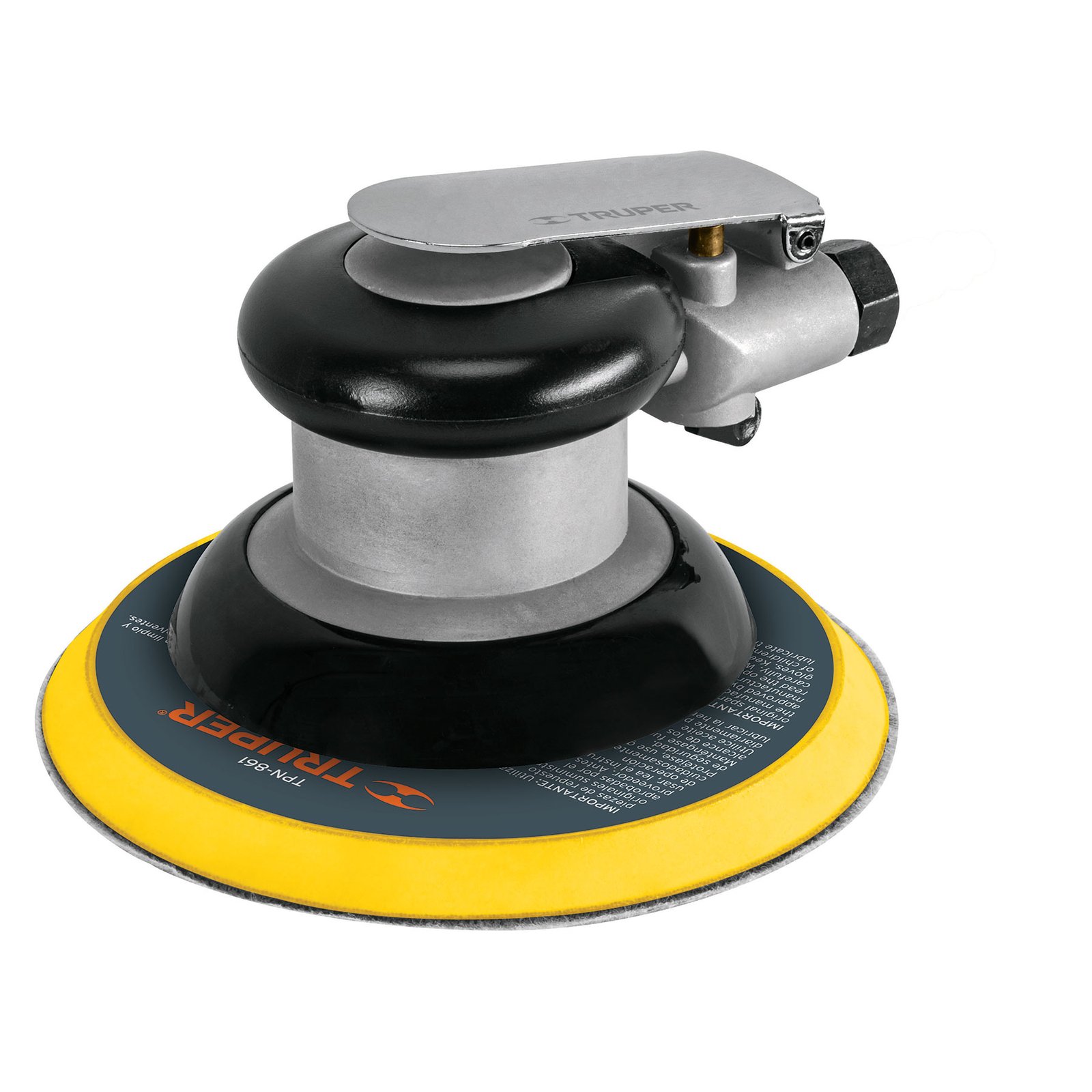 LIJADORA ORBITAL NEUMÁTICA INDUSTRIAL 6′, TRUPER (Truper)