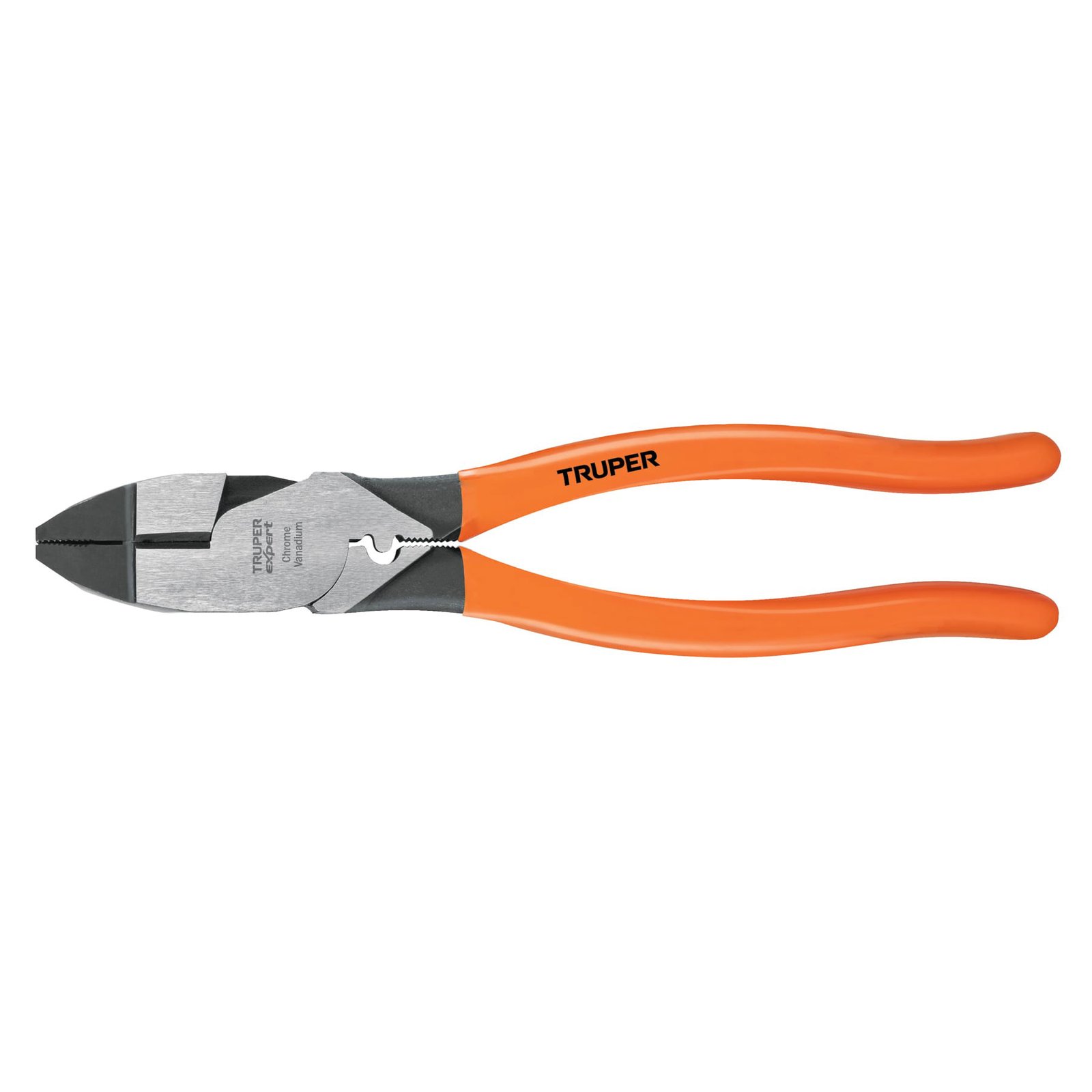 PINZA PARA ELECTRICISTA 9′ C/PONCHADOR DE TERMINAL (Truper)