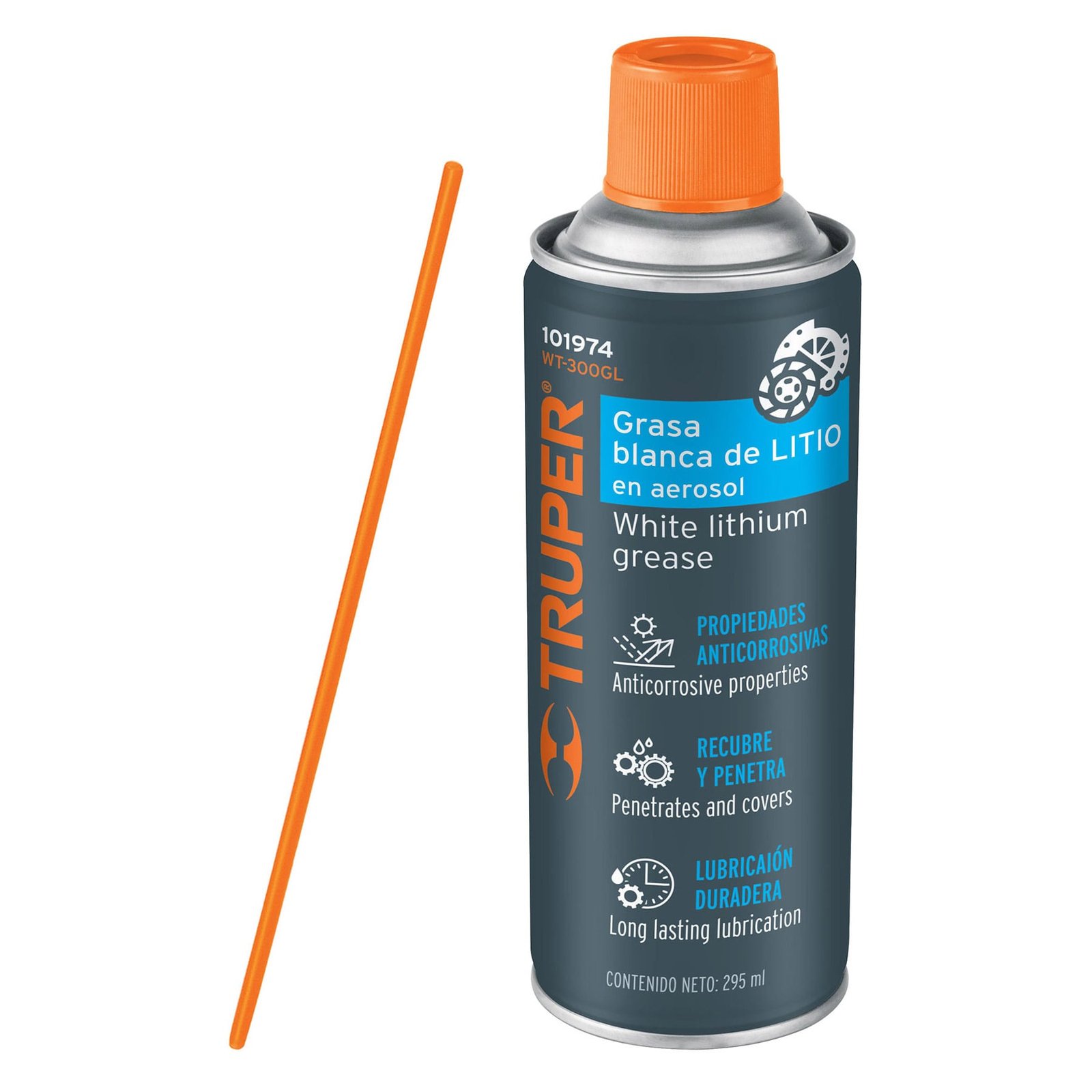 GRASA BLANCA DE LITIO EN AEROSOL 295 ML (Truper)