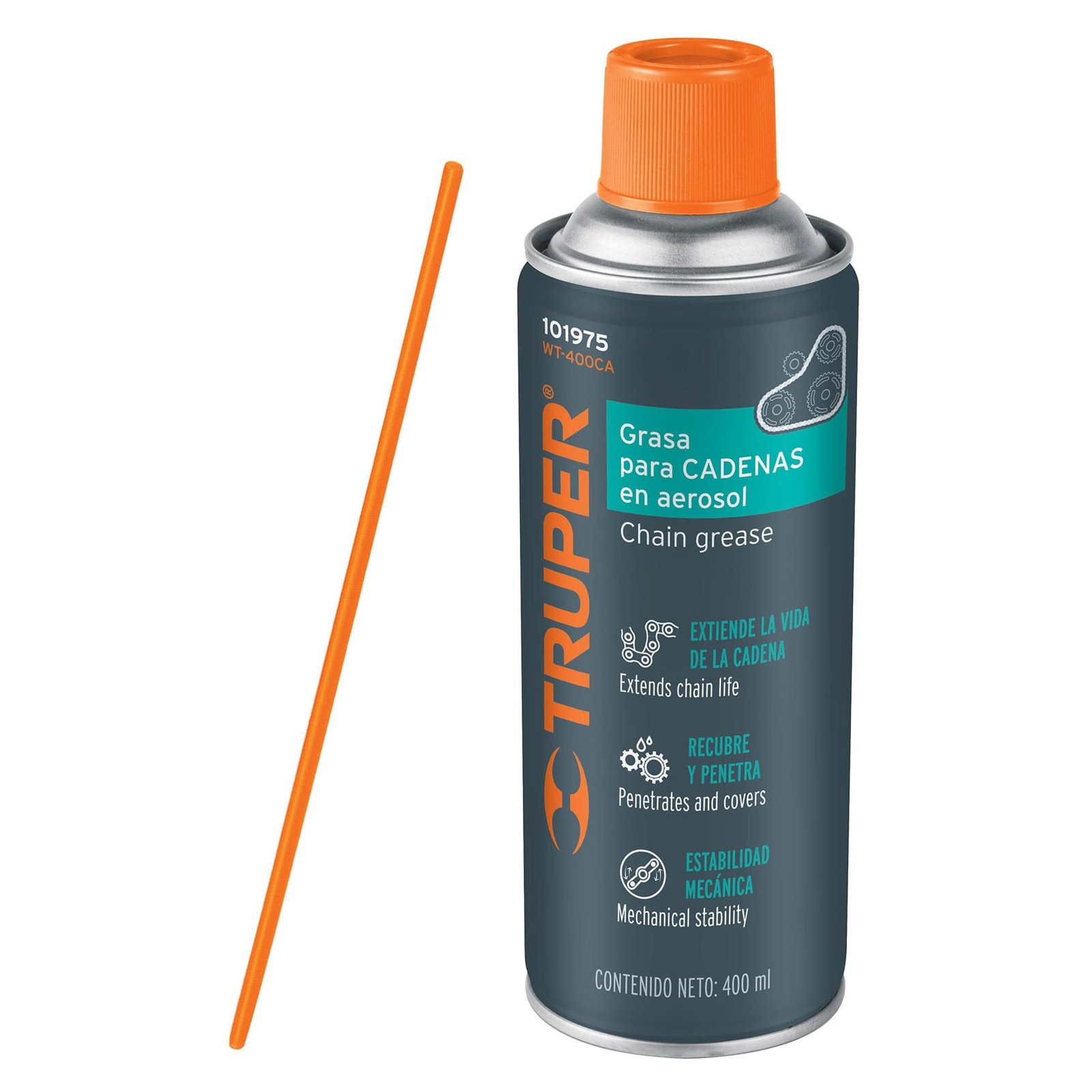 LUBRICANTE DE CADENAS EN AEROSOL 400 ML (Truper)