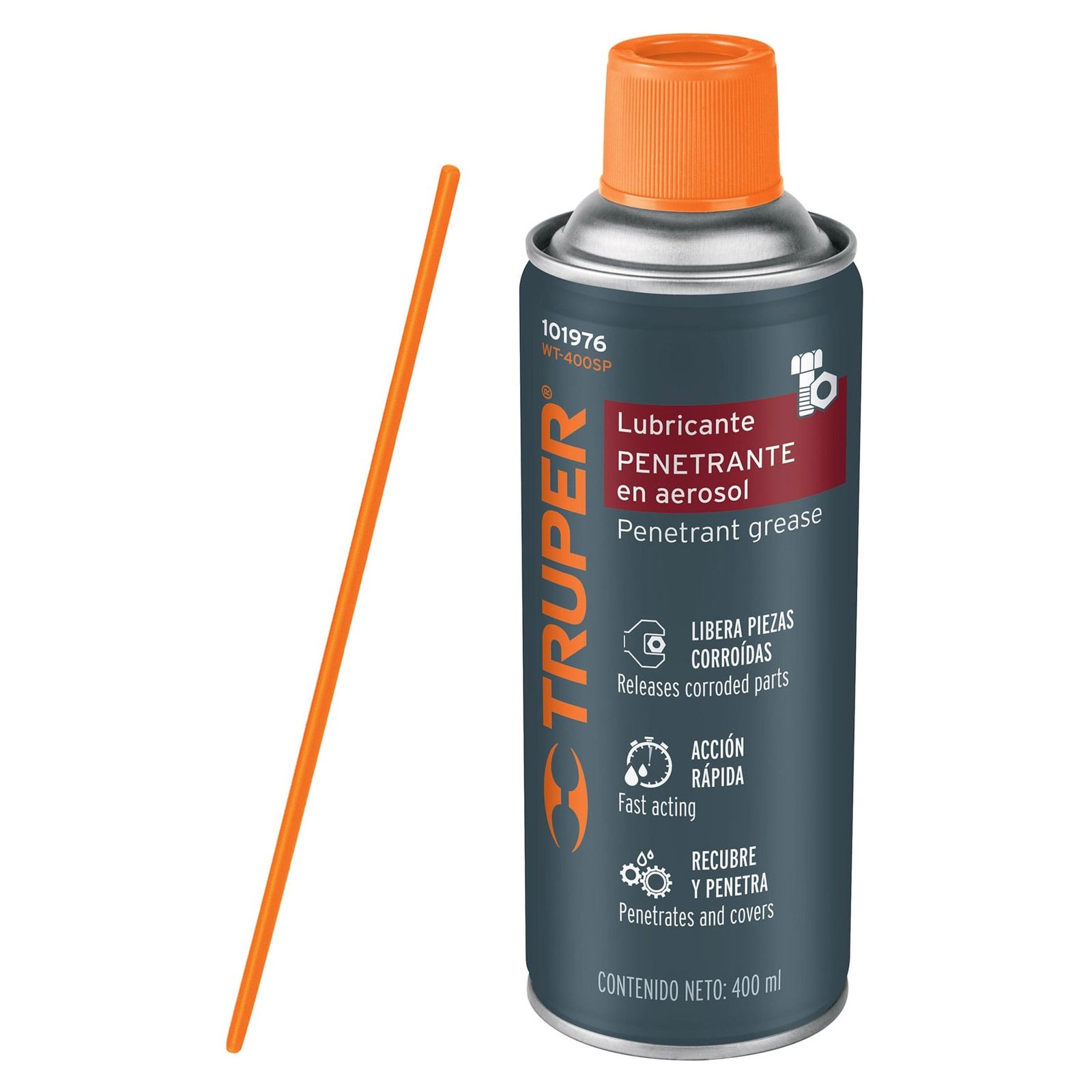 LUBRICANTE PENETRANTE EN AEROSOL 400 ML (Truper)