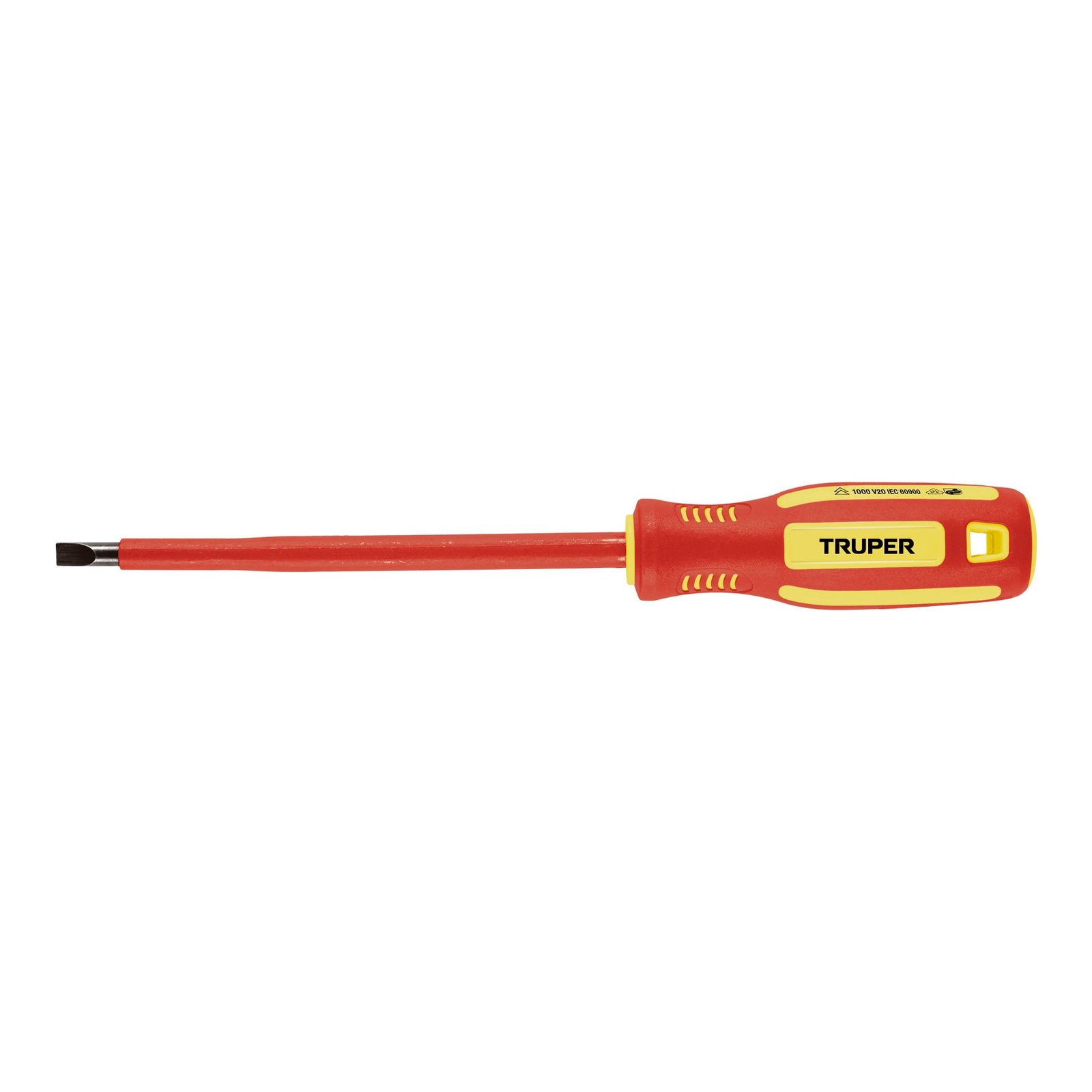 DESARMADOR DIELÉCTRICO PLANO 1/4′ X 6′, TRUPER (Truper)