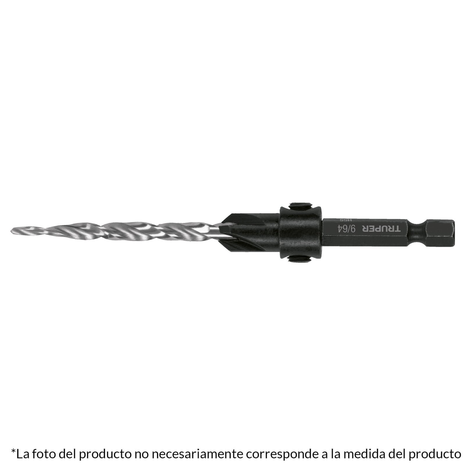 BROCA AVELLANADORA #8 PARA MADERA, 11/64′, TRUPER (Truper)