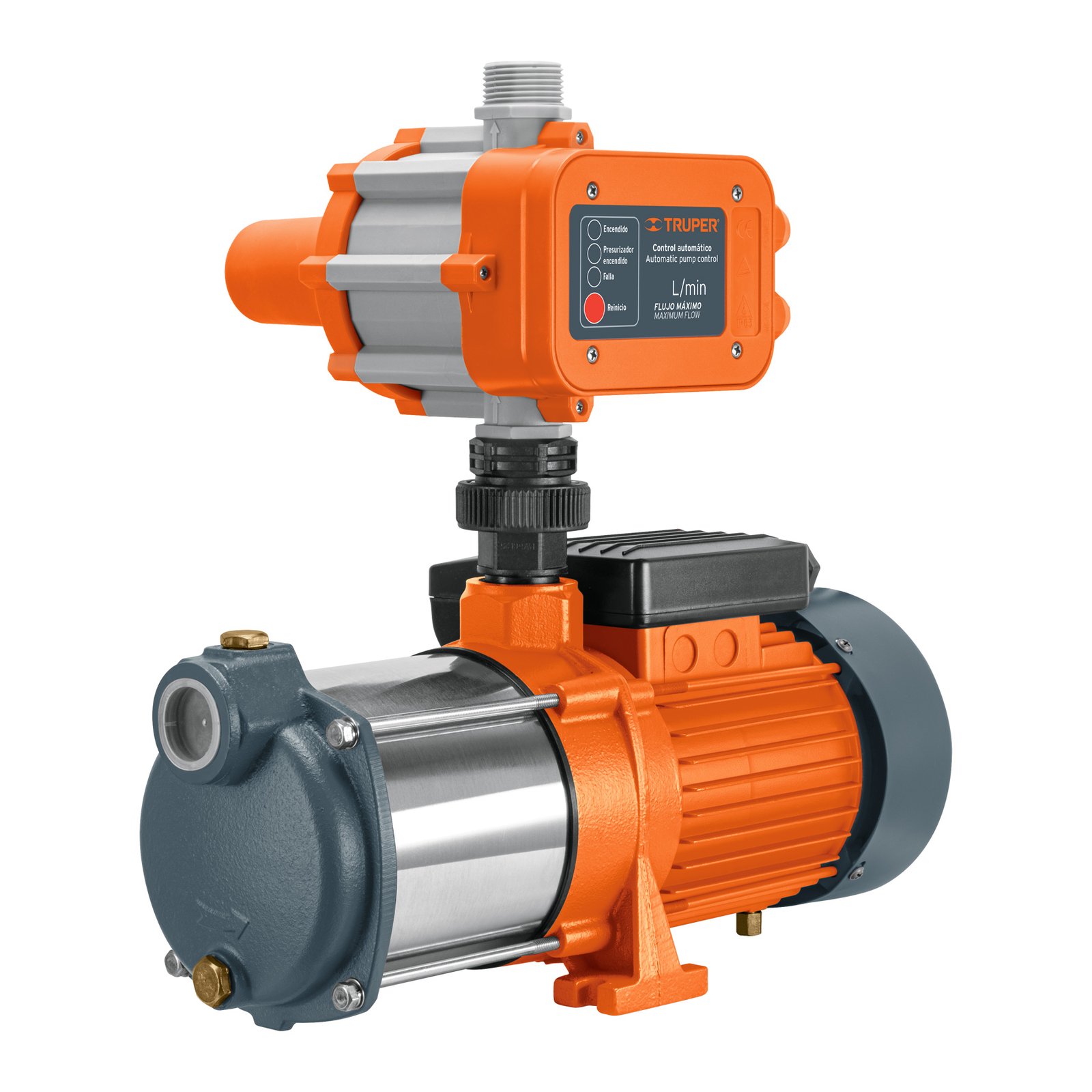 BOMBA PRESURIZADORA MULTIETAPAS 1 HP, TRUPER (Truper)