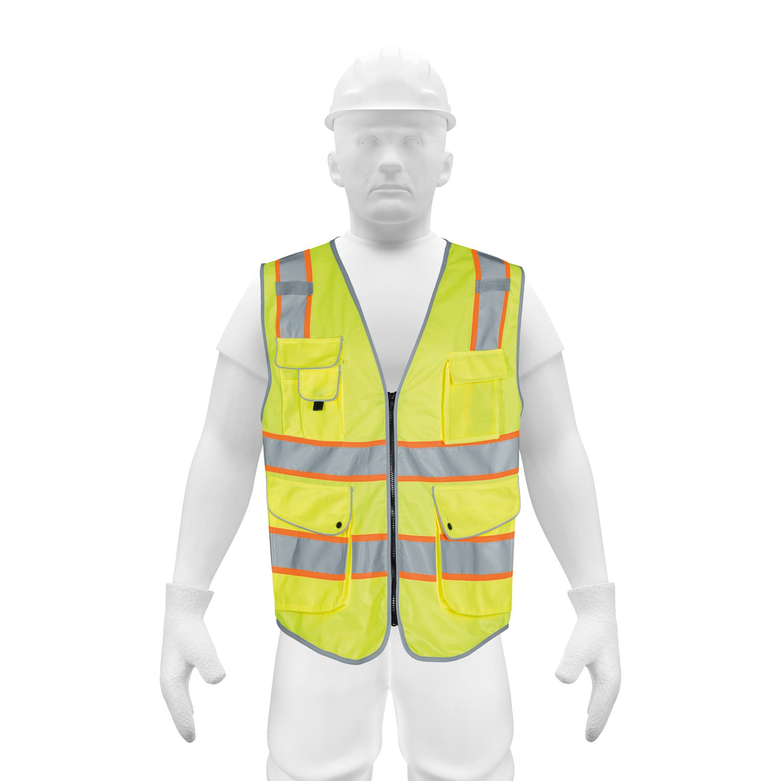 CHALECO DE SEGURIDAD DE ALTA VISIBILIDAD, VERDE, E (Truper)