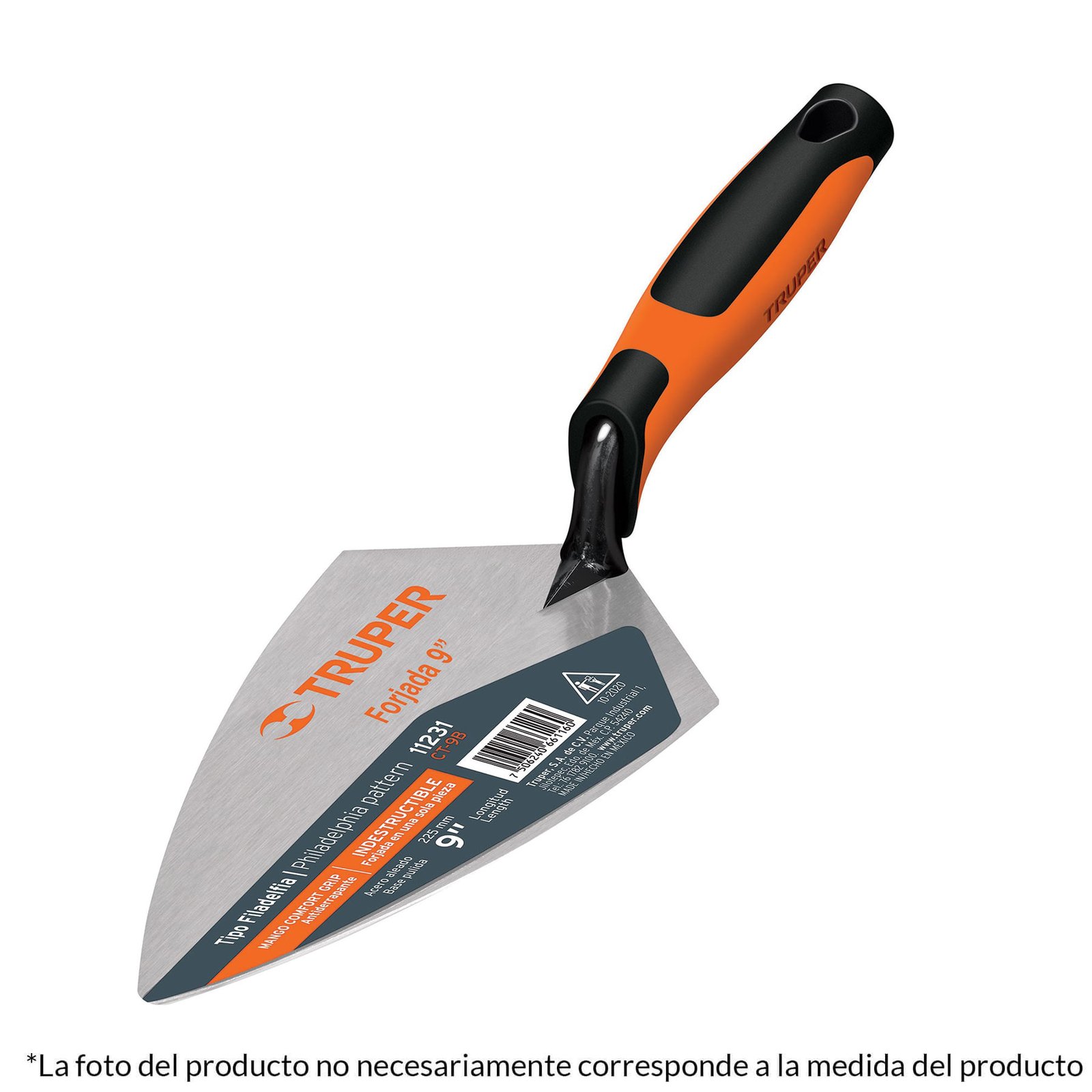 CUCHARA P/ ALBAÑIL 12′ FORJADA TIPO FILADELFIA, CO (Truper)