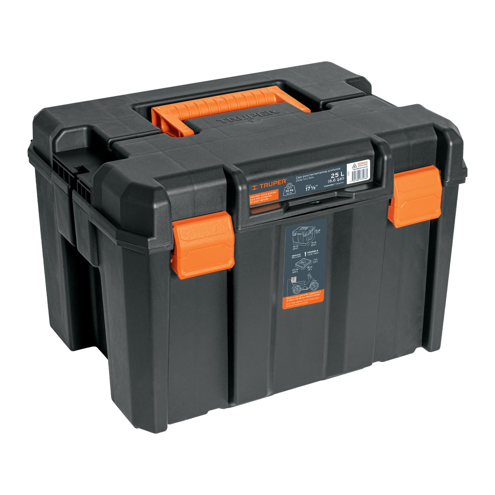 CAJA DE HERRAMIENTAS PROFUNDA DE 17’X12′, TRUPER (Truper)