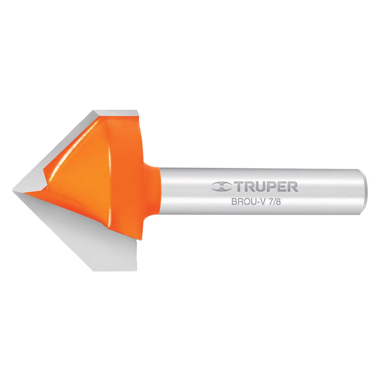BROCA PARA ROUTER, CORTE EN ‘V’, 1-1/8′ (Truper)