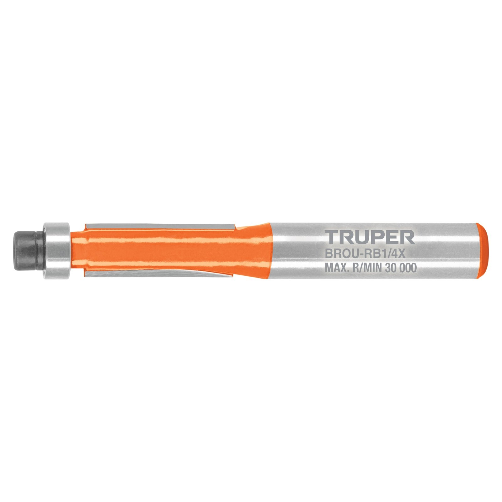BROCA PARA ROUTER, CORTE RECTO, 1/4′ CON BALERO (Truper)