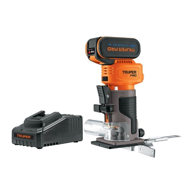 ROUTER INAL. 20V, 1 BAT. 4AH, 1 CARG. TRUPER PRO (Truper)