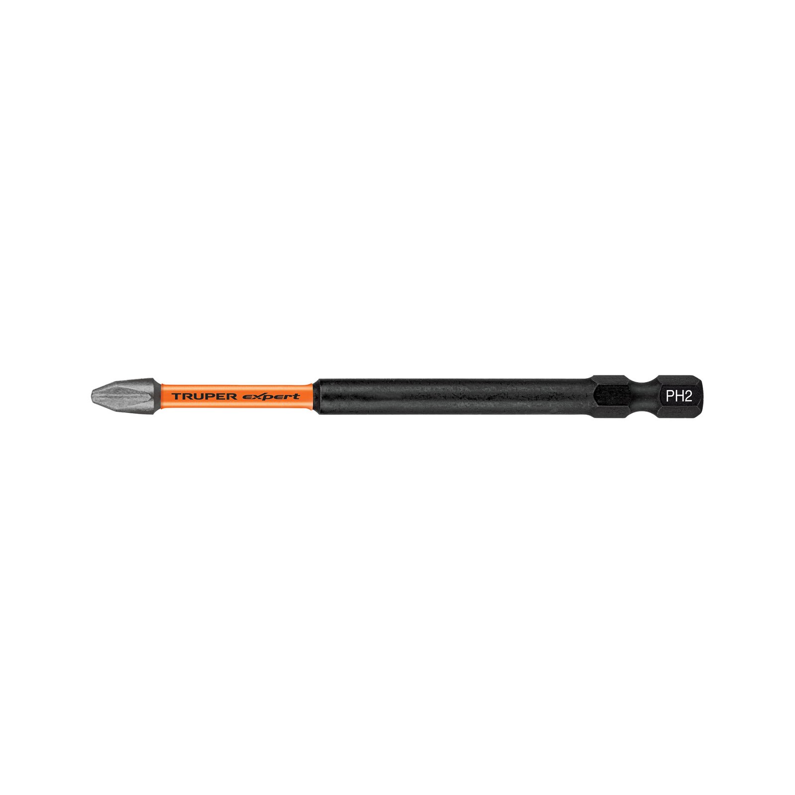 ESTUCHE CON 5 PUNTAS DE CRUZ PH2 DE IMPACTO LARGO (Truper)