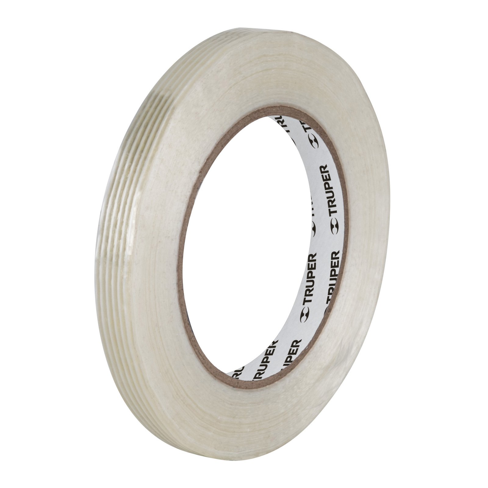 CINTA FLEJADORA CON FILAMENTOS 12MM X 50 M, TRANSP (Truper)