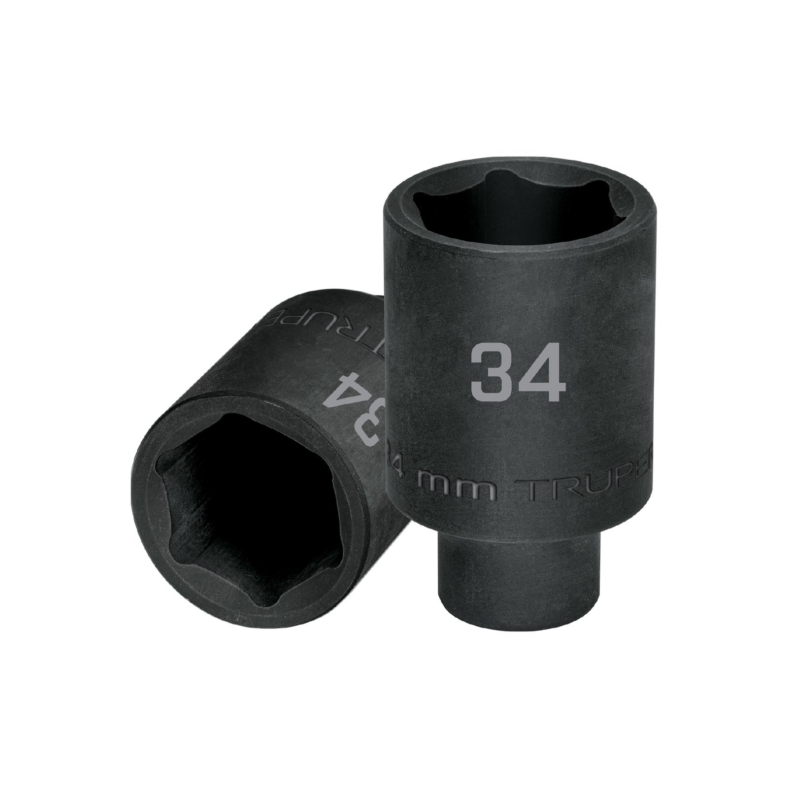DADO LARGO IMPACTO DE 34 MM, 6 PUNTAS, CUADRO 1/2′ (Truper)