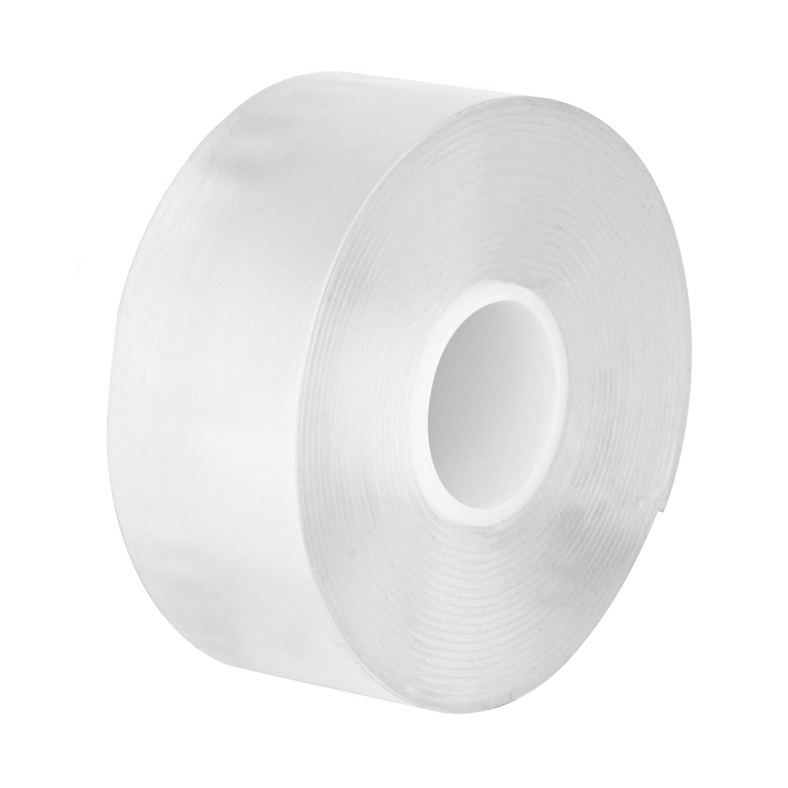 CINTA DOBLE CARA REUTILIZABLE, TRANSPARENTE 3MX30M (Truper)