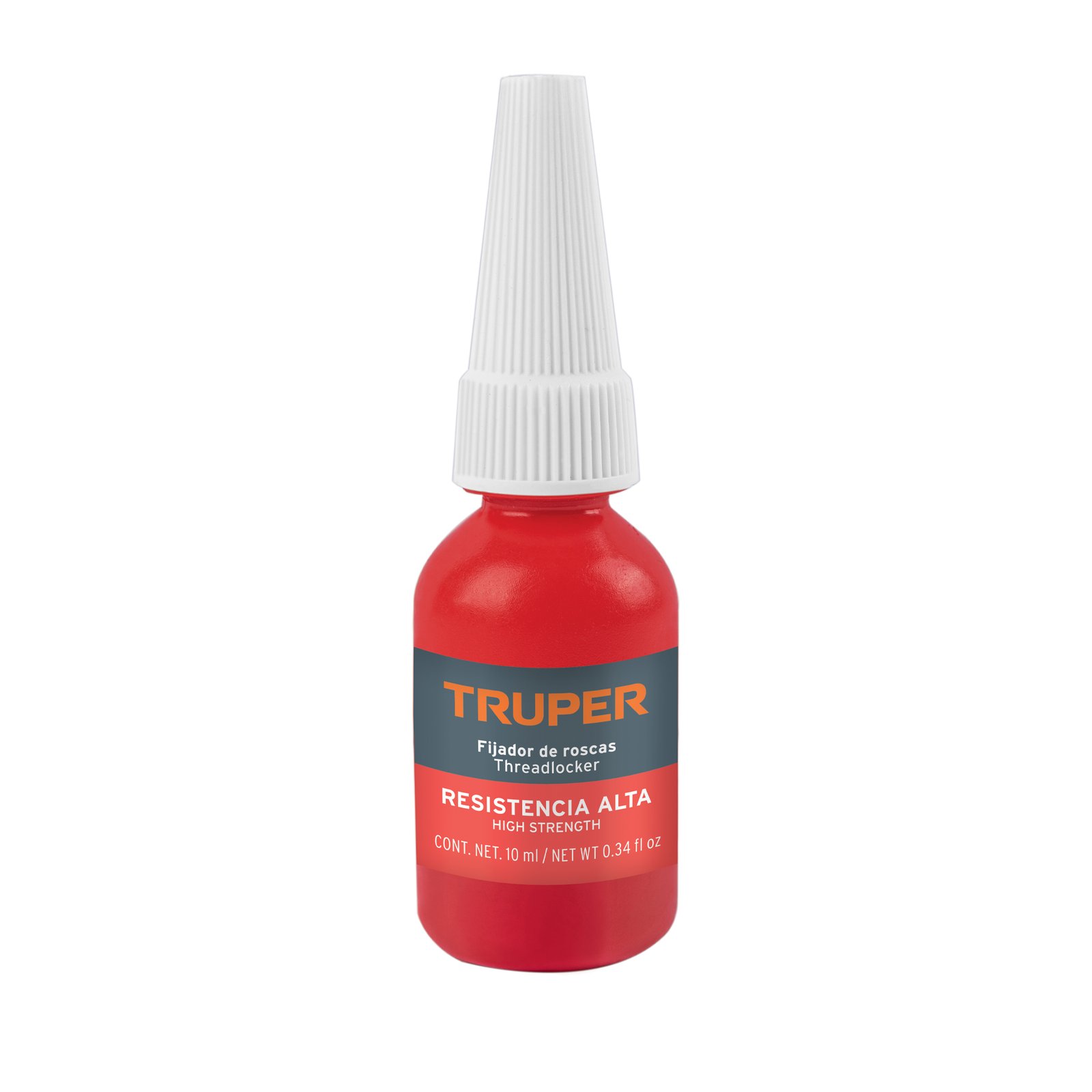 FIJADOR DE ROSCAS, PERMANENTE, 10 ML, ROJO, TRUPER (Truper)