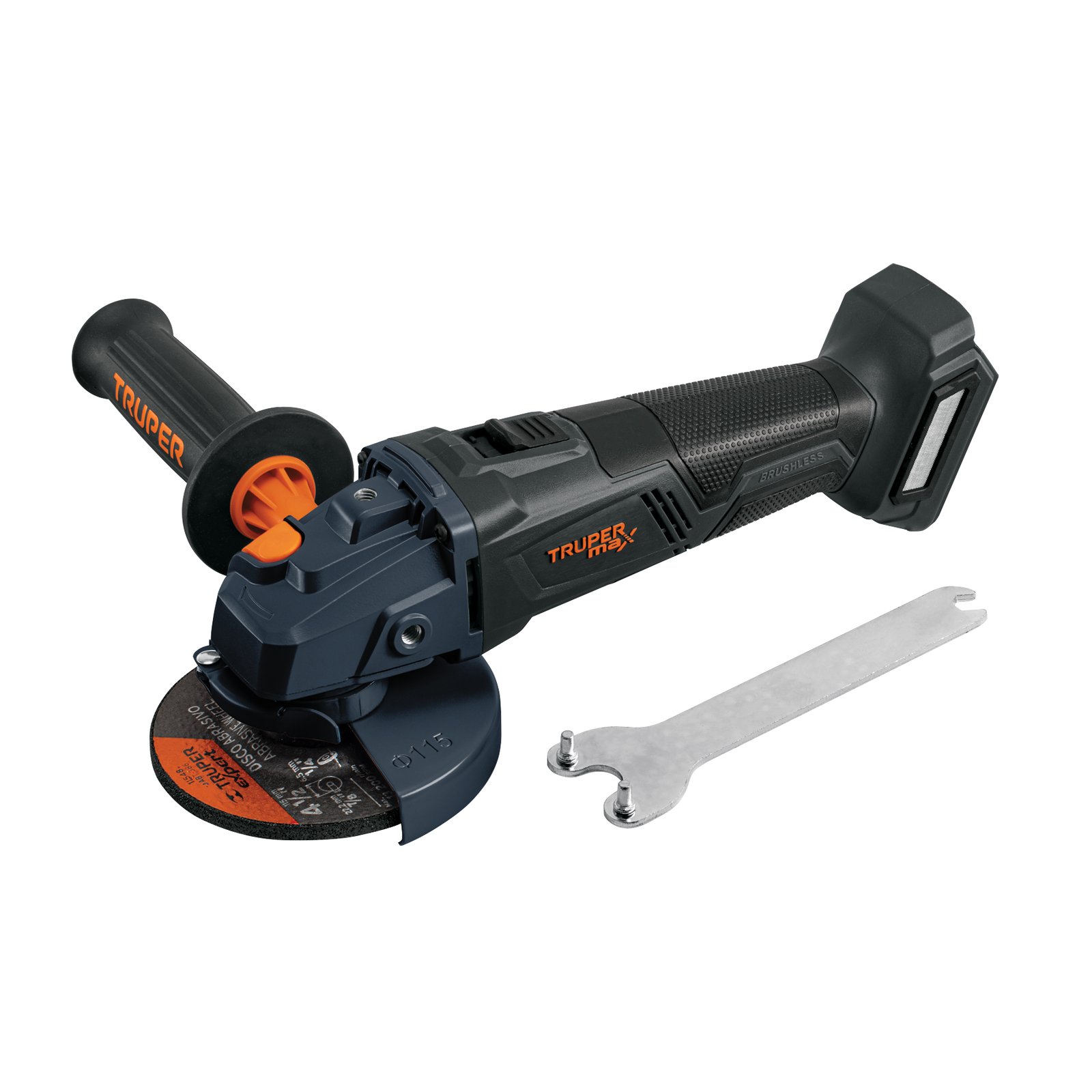 ESMERILADORA 4-1/2′, 20V, S/ACCESORIOS, MAX (Truper)